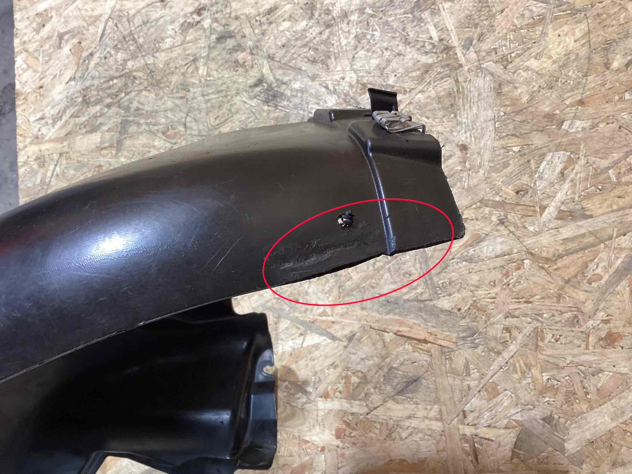 Защита арок передняя левая (подкрылок) Porsche 911 010726-114