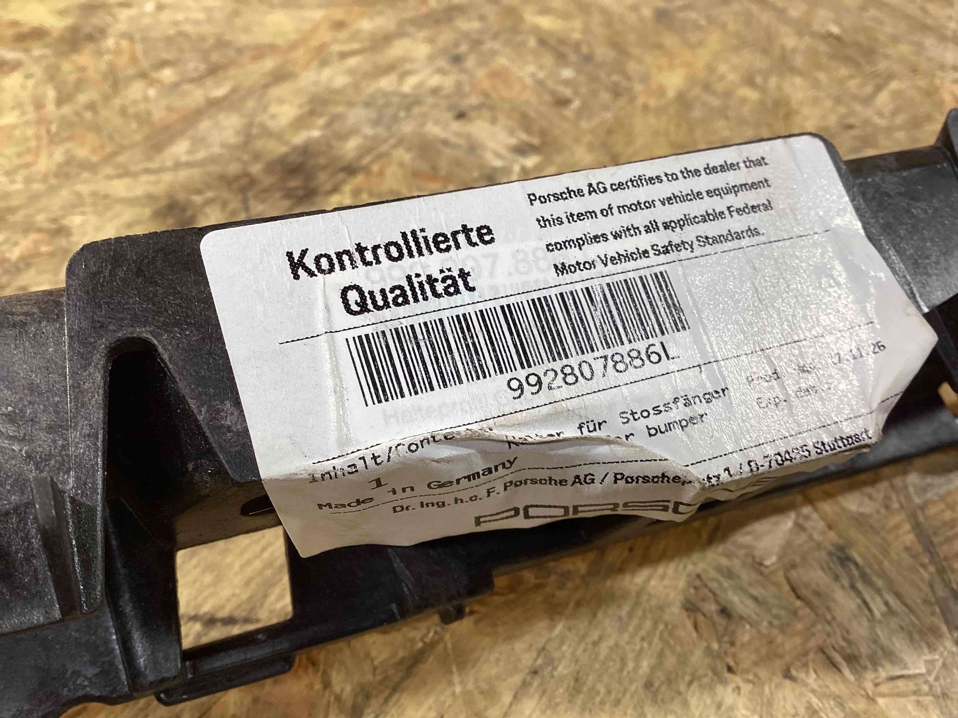 Крепление бампера Porsche 911 010726-124