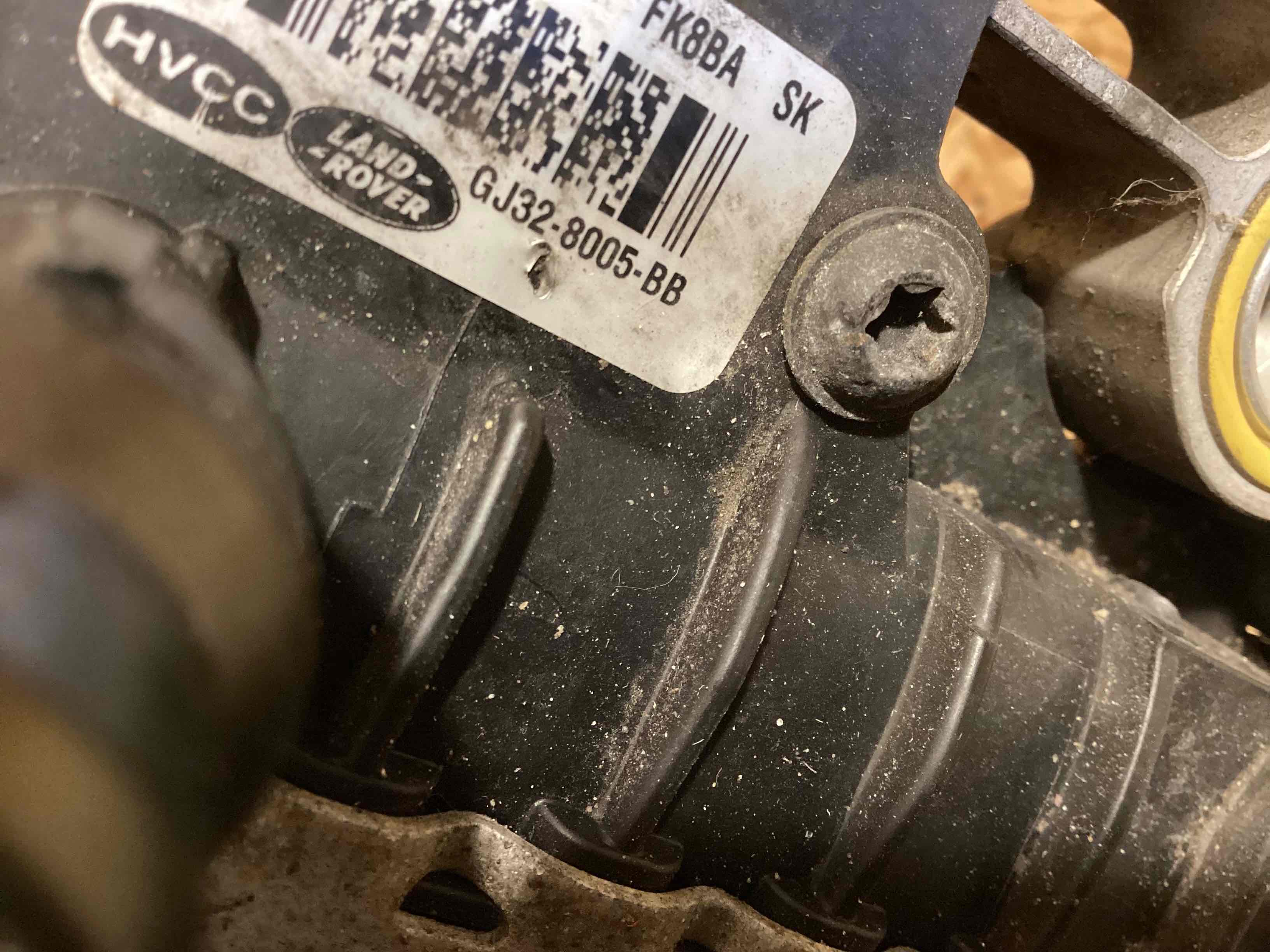 Передняя панель крепления облицовки (телевизор) Land Rover Discovery Sport L550 020426-108