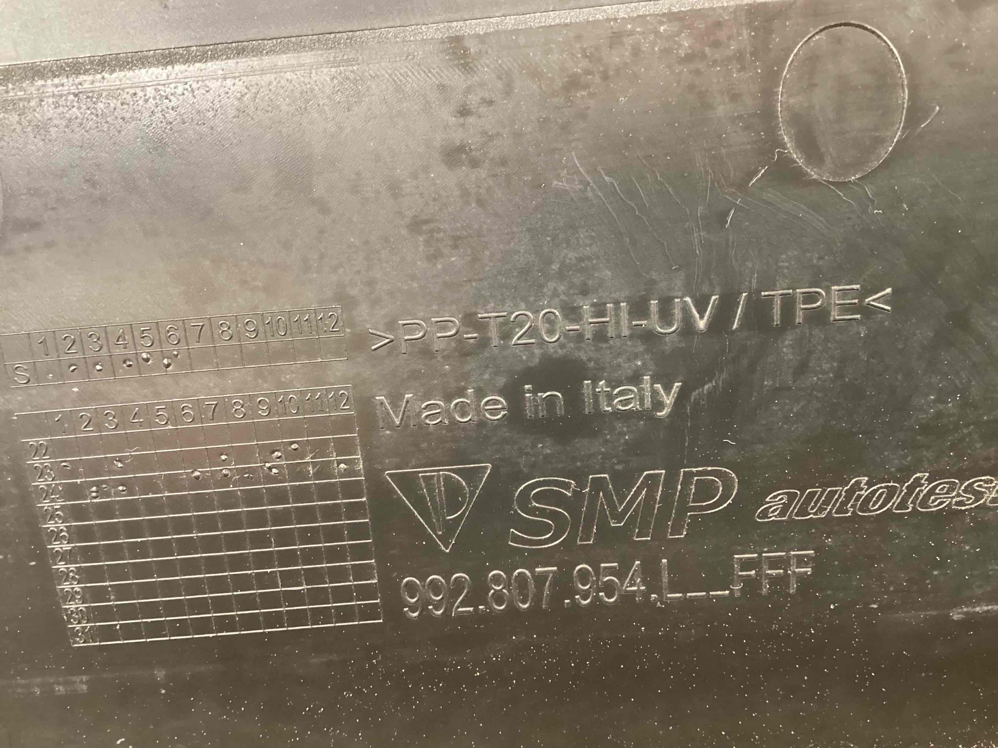 Накладка на бампер Porsche 911 030726-125
