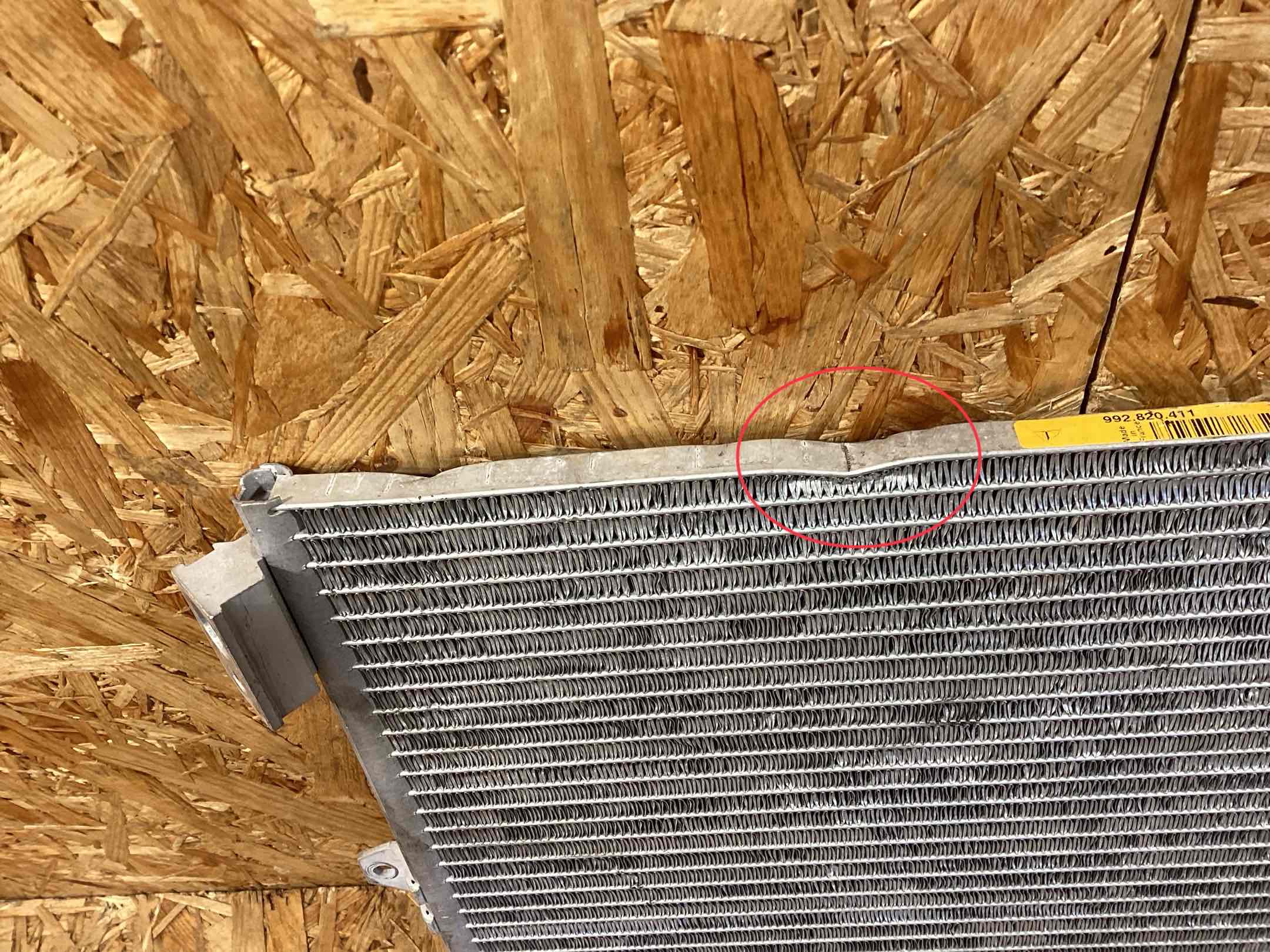 Радиатор кондиционера Porsche 911 040326-101