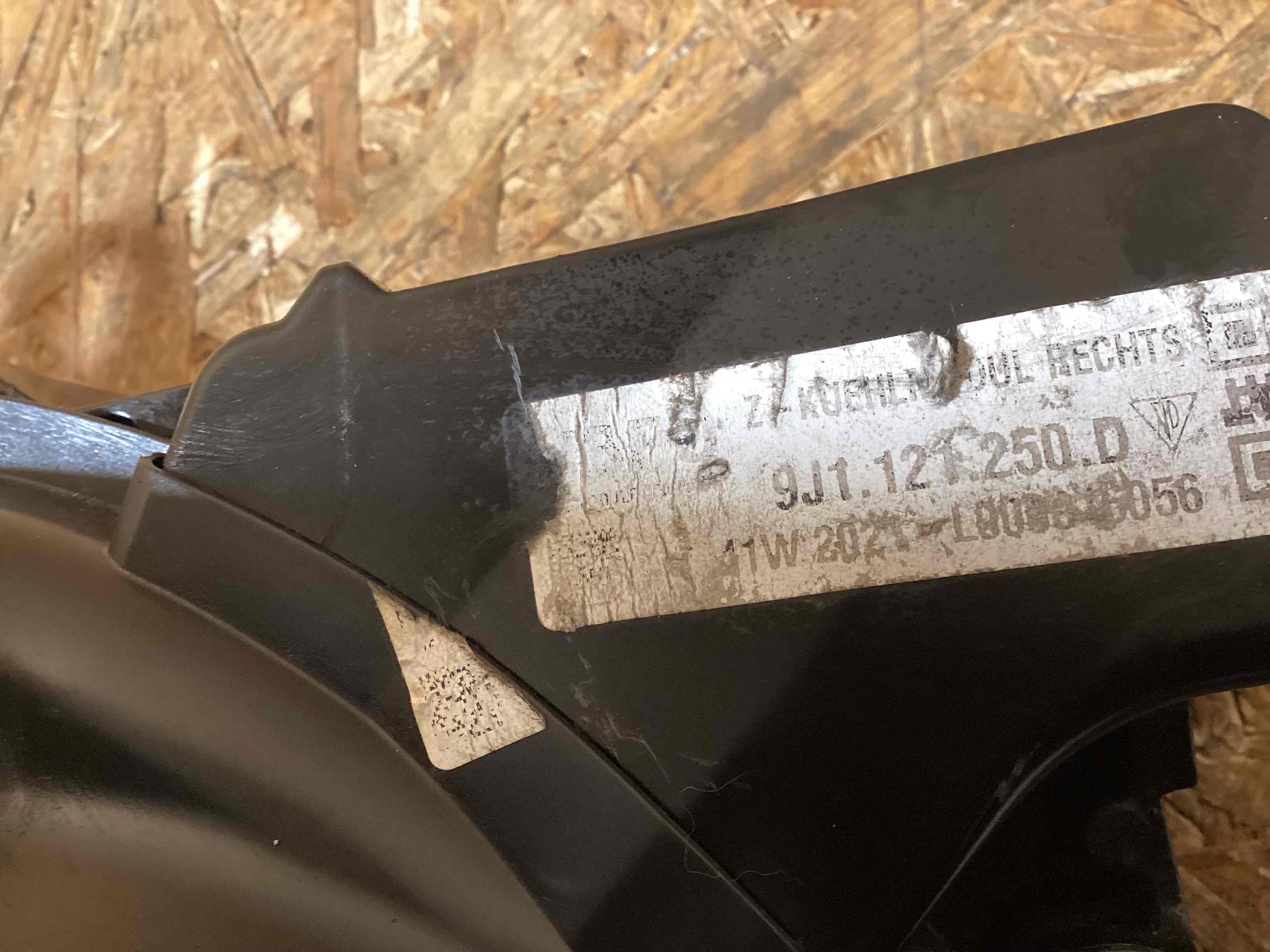 Вентилятор радиатора, вентиляторы Porsche Taycan 040326-112