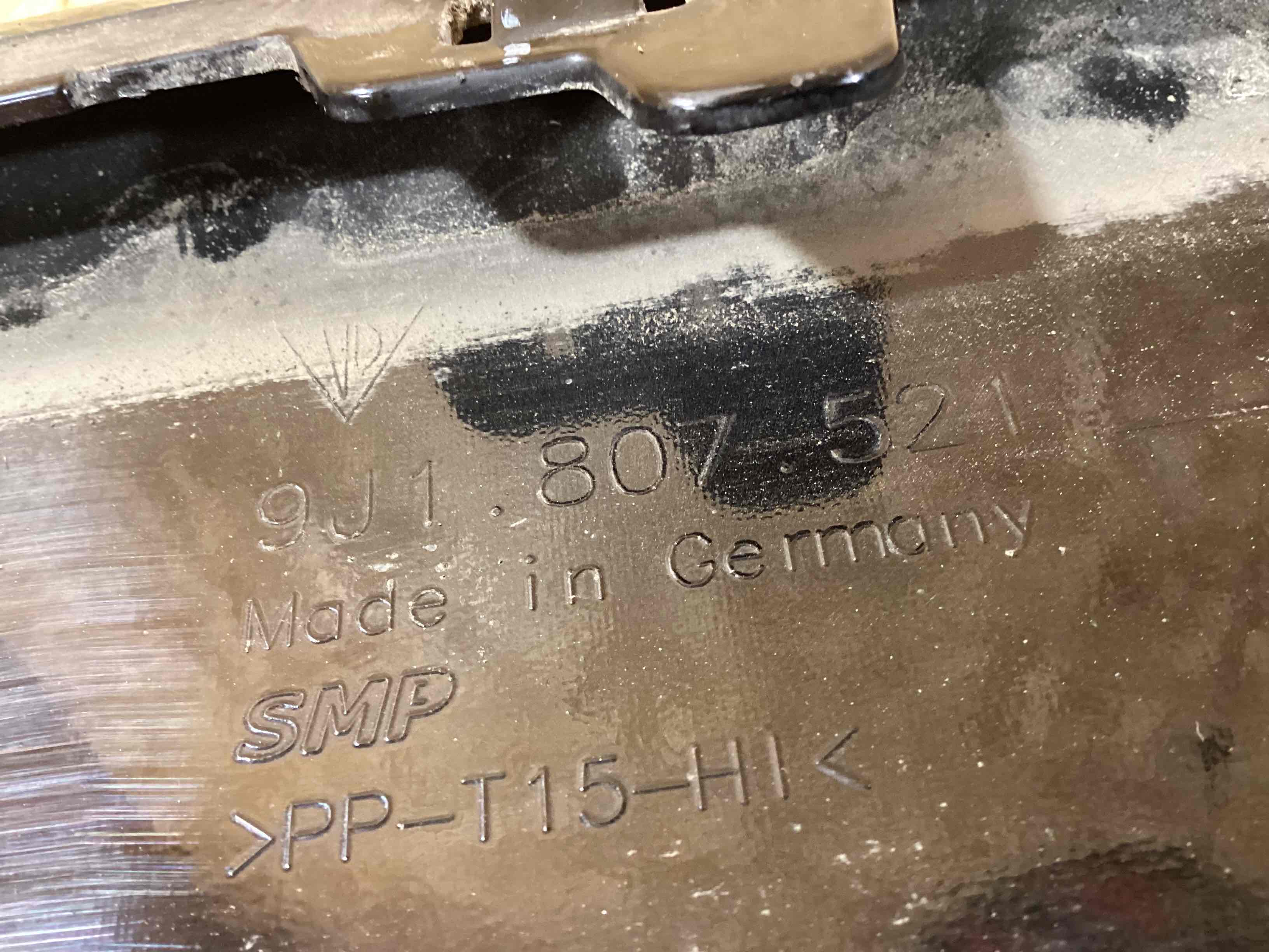Накладка на бампер Porsche Taycan 040926-104