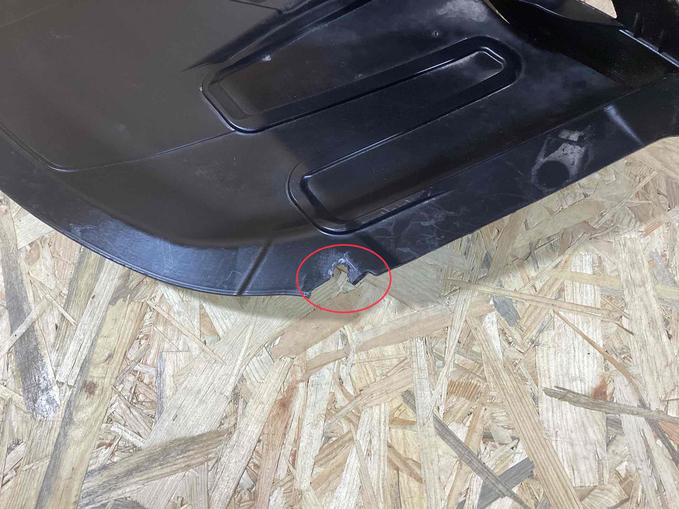 Защита арок передняя левая (подкрылок) Porsche 911 060526-132