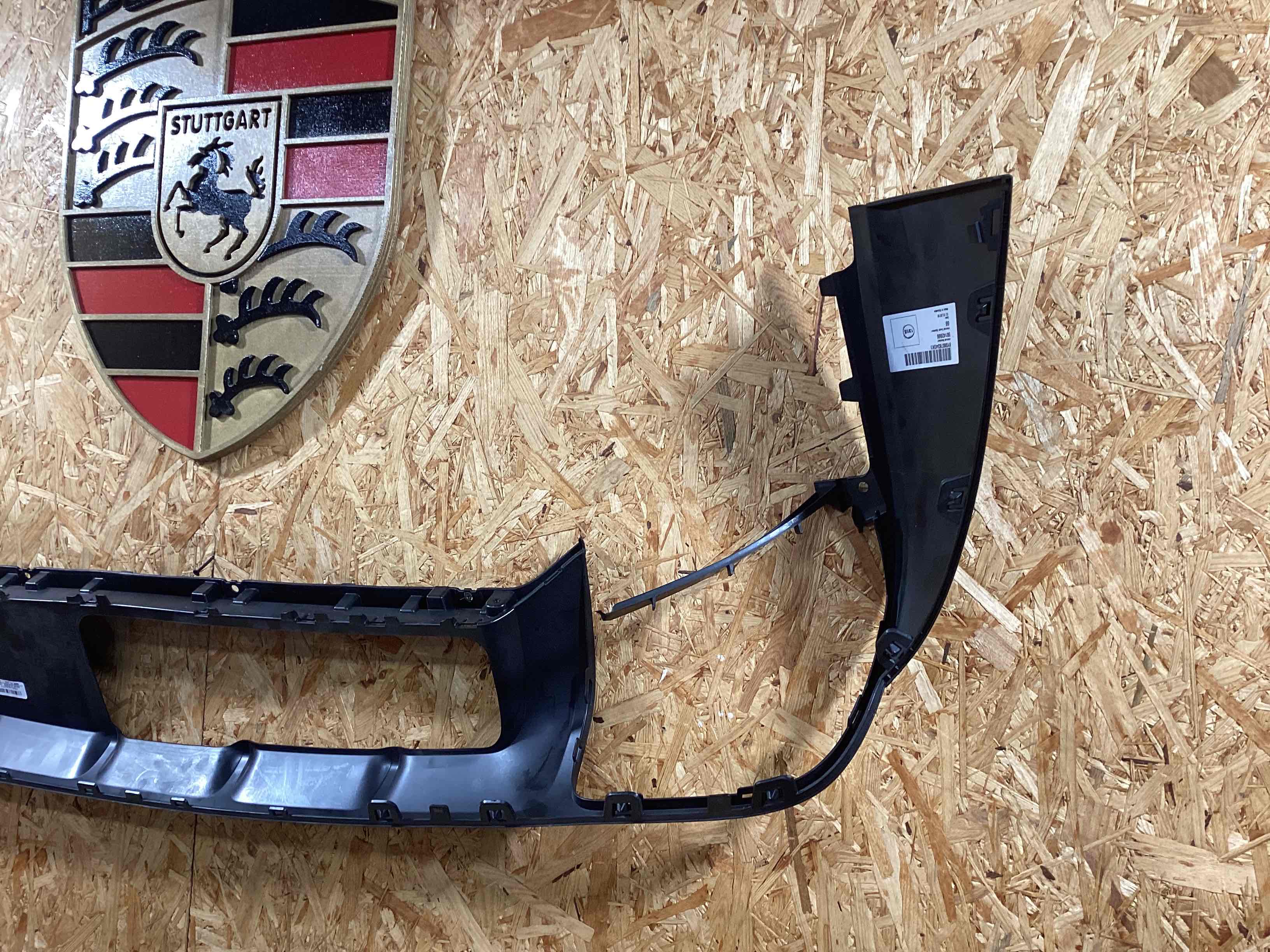 Накладка на бампер Porsche Cayenne 060726-101
