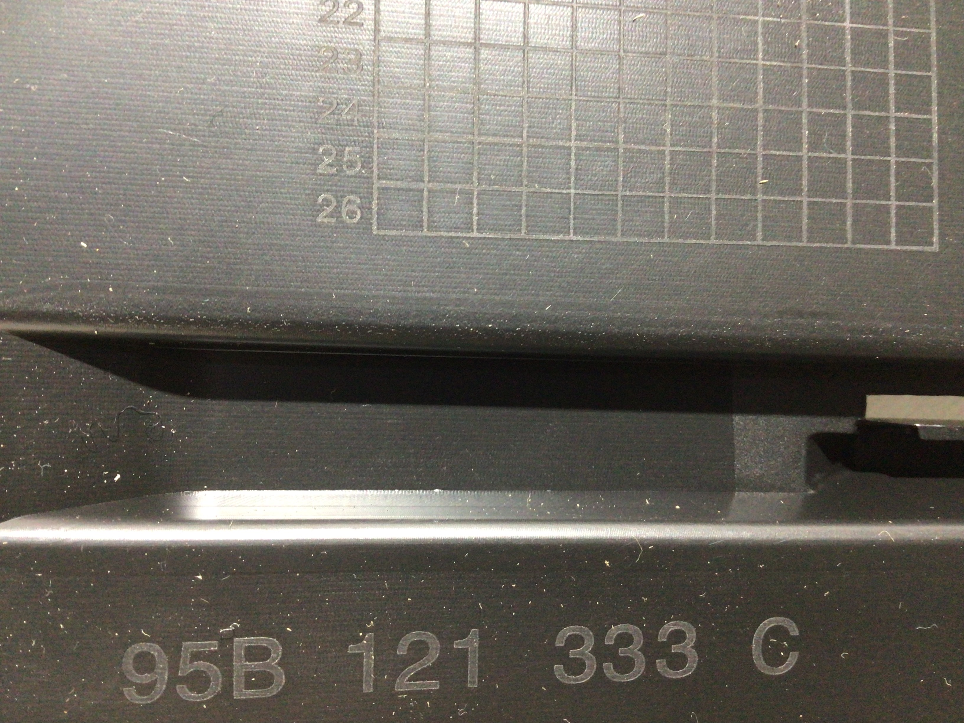 Заглушка, вставка (решетка) в бампер Porsche Macan 070426-004