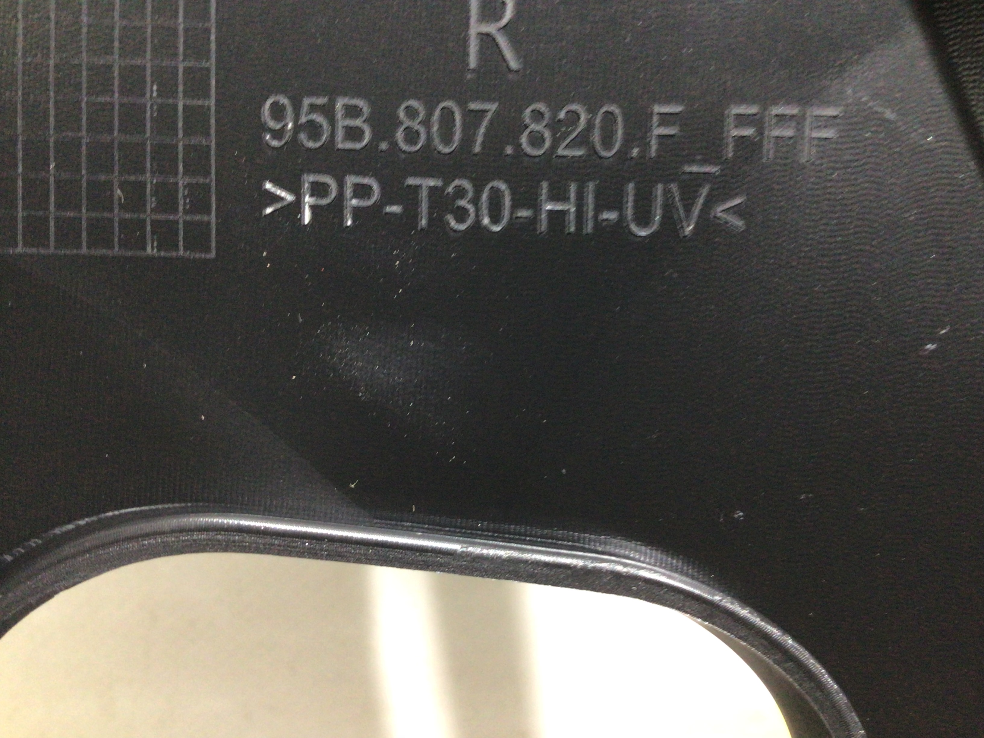 Заглушка, вставка (решетка) в бампер Porsche Macan 070426-021