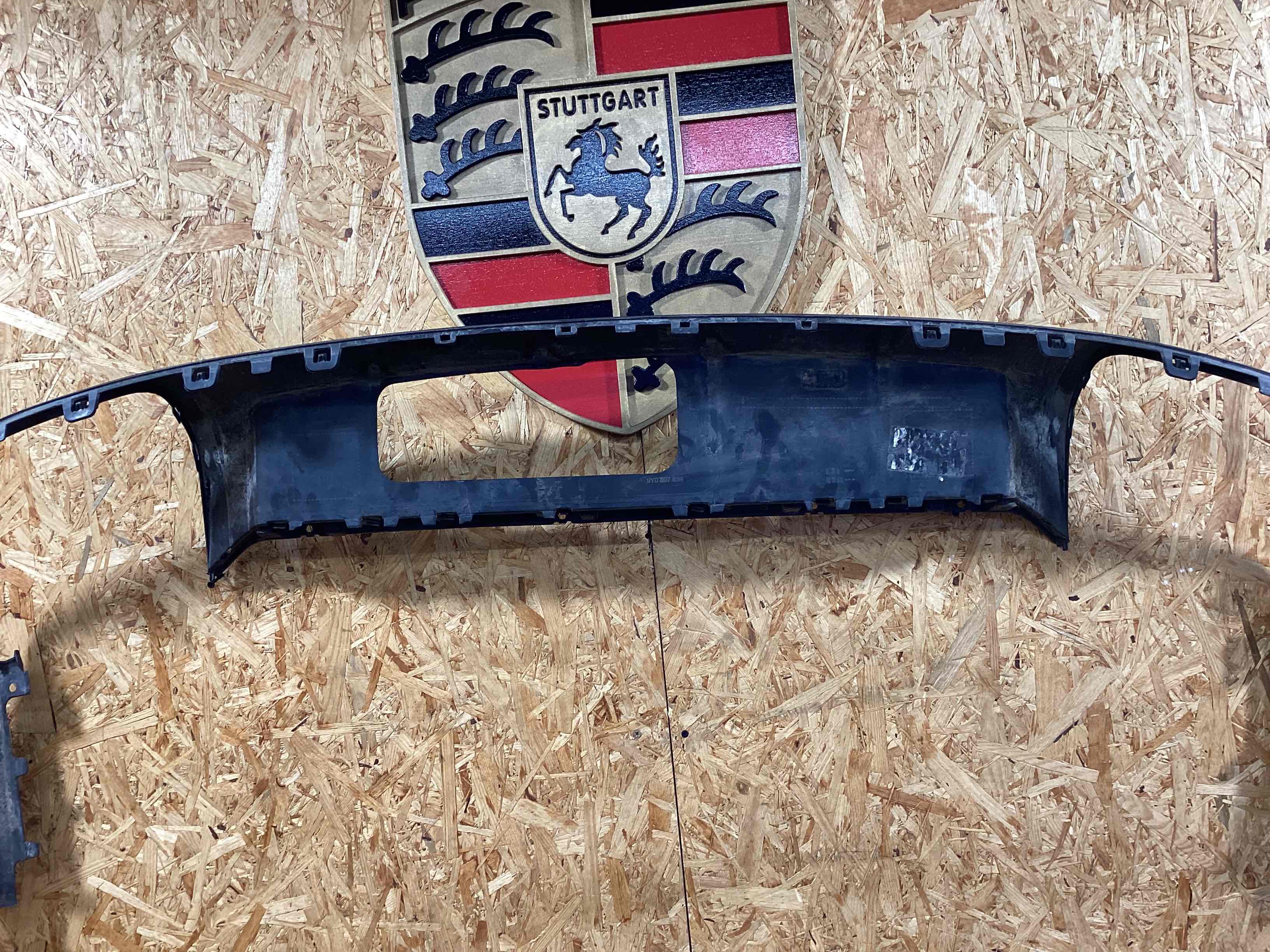 Накладка на бампер Porsche Cayenne 080426-140