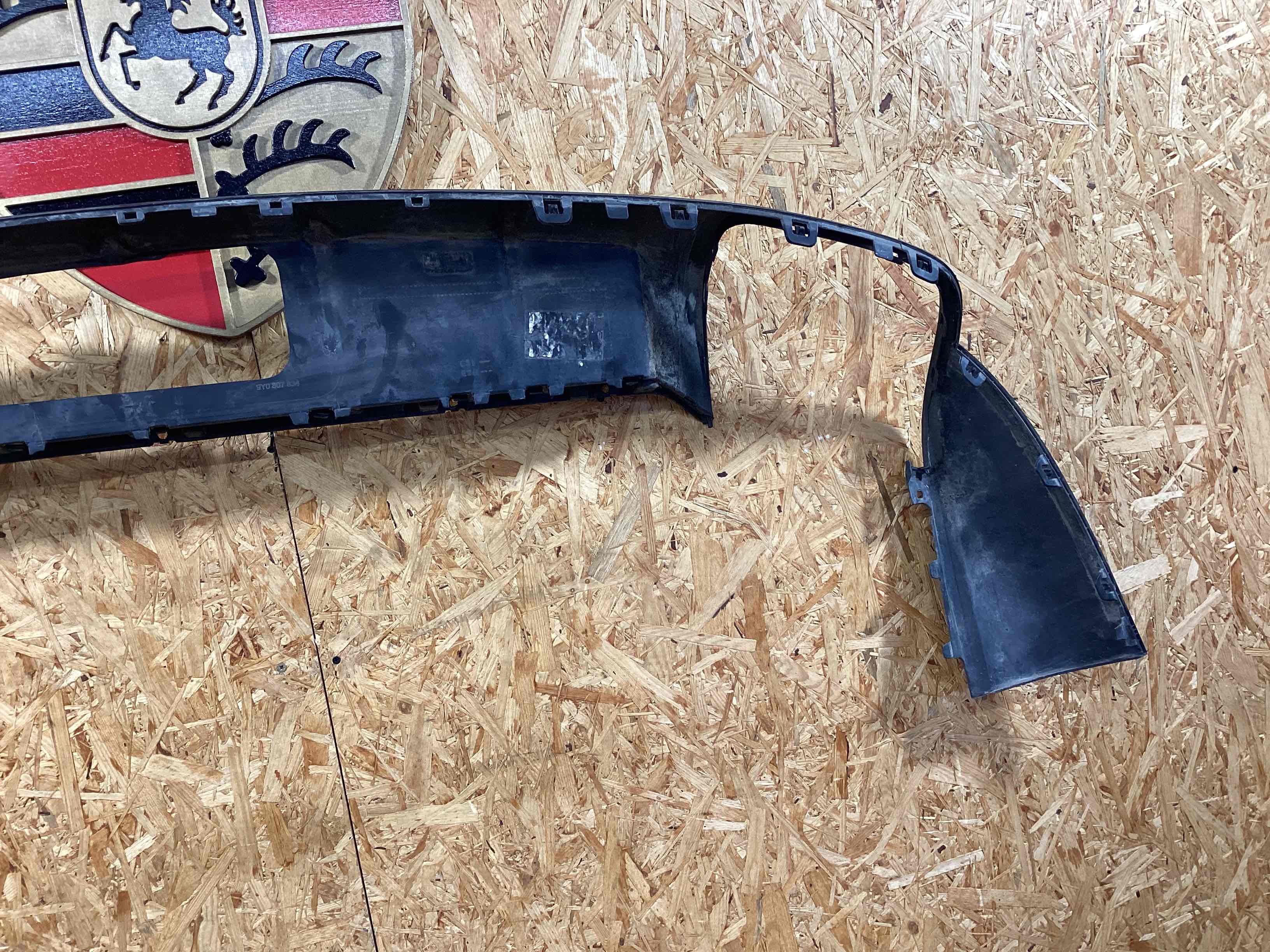 Накладка на бампер Porsche Cayenne 080426-140