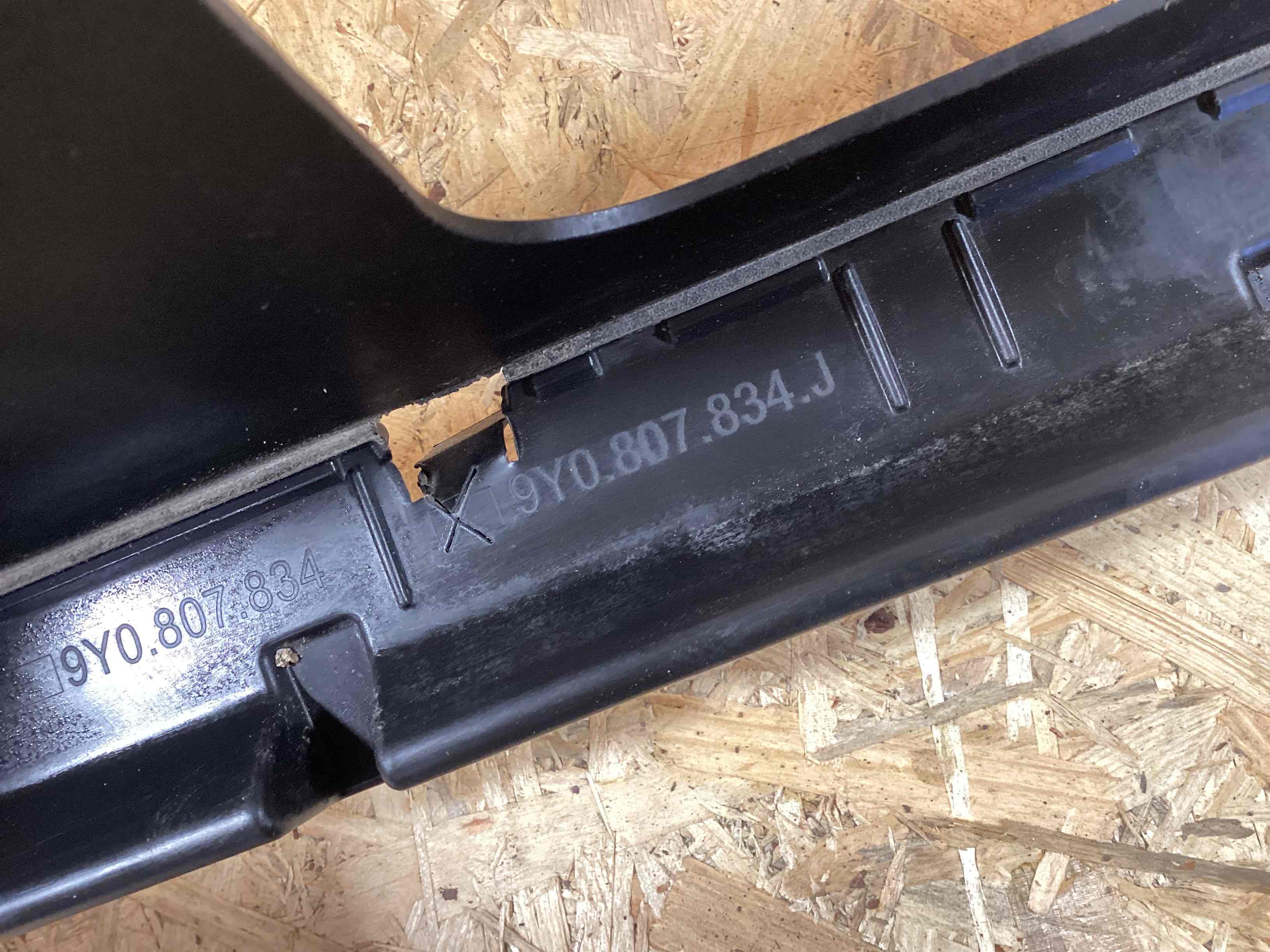 Накладка на бампер Porsche Cayenne 080426-140