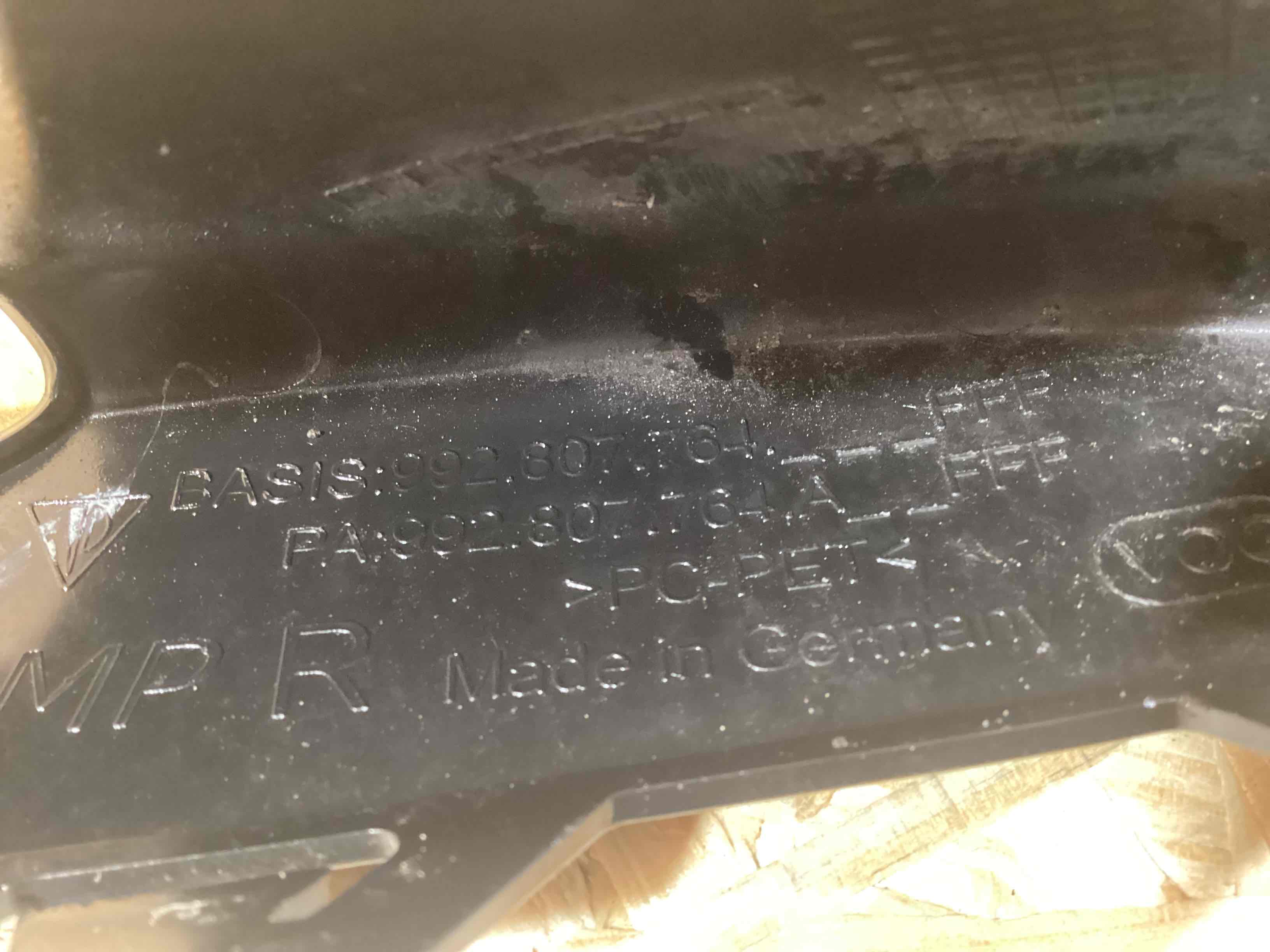 Заглушка, вставка (решетка) в бампер Porsche 911 080526-102