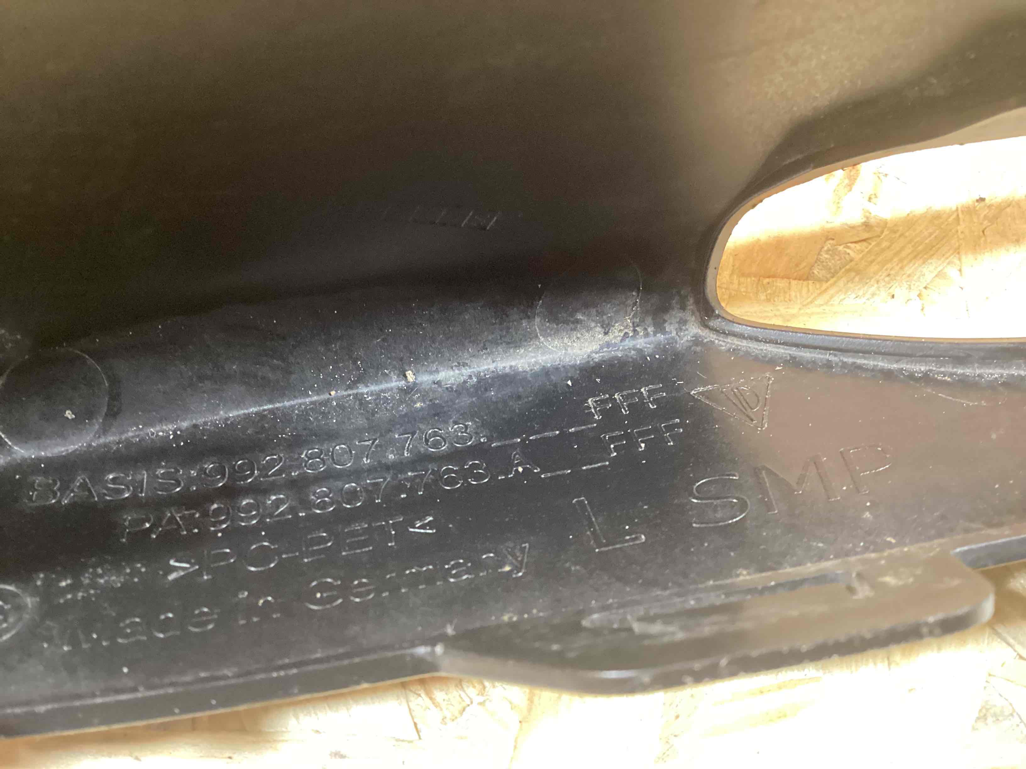 Заглушка, вставка (решетка) в бампер Porsche 911 080526-114