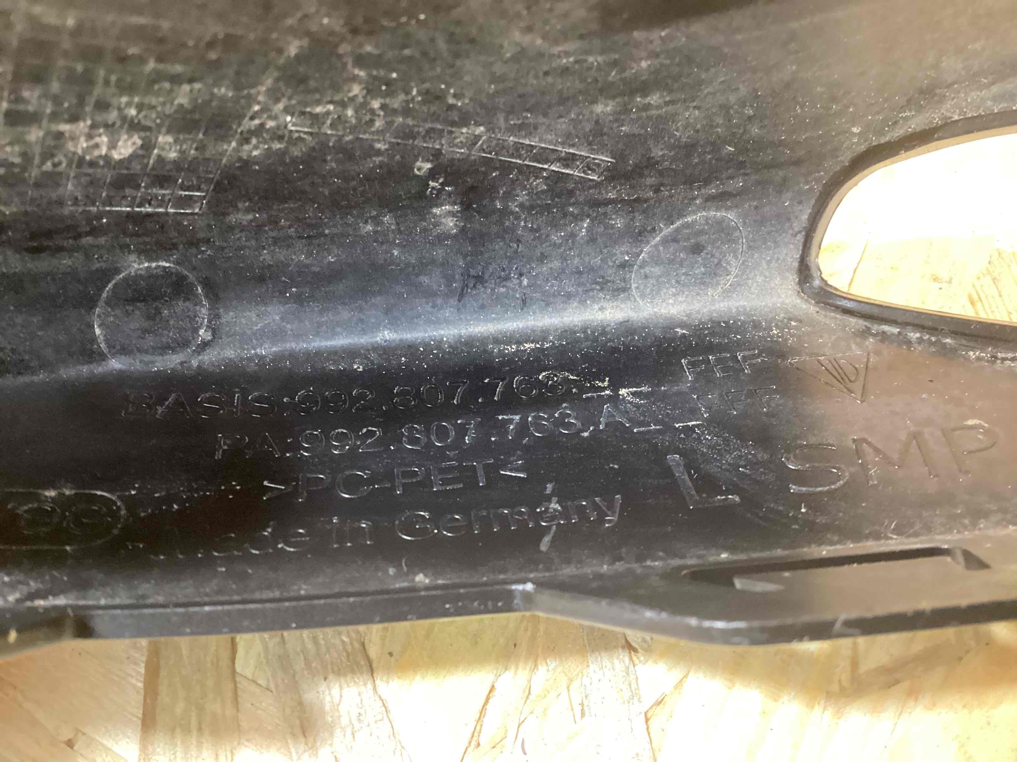 Заглушка, вставка (решетка) в бампер Porsche 911 080526-116