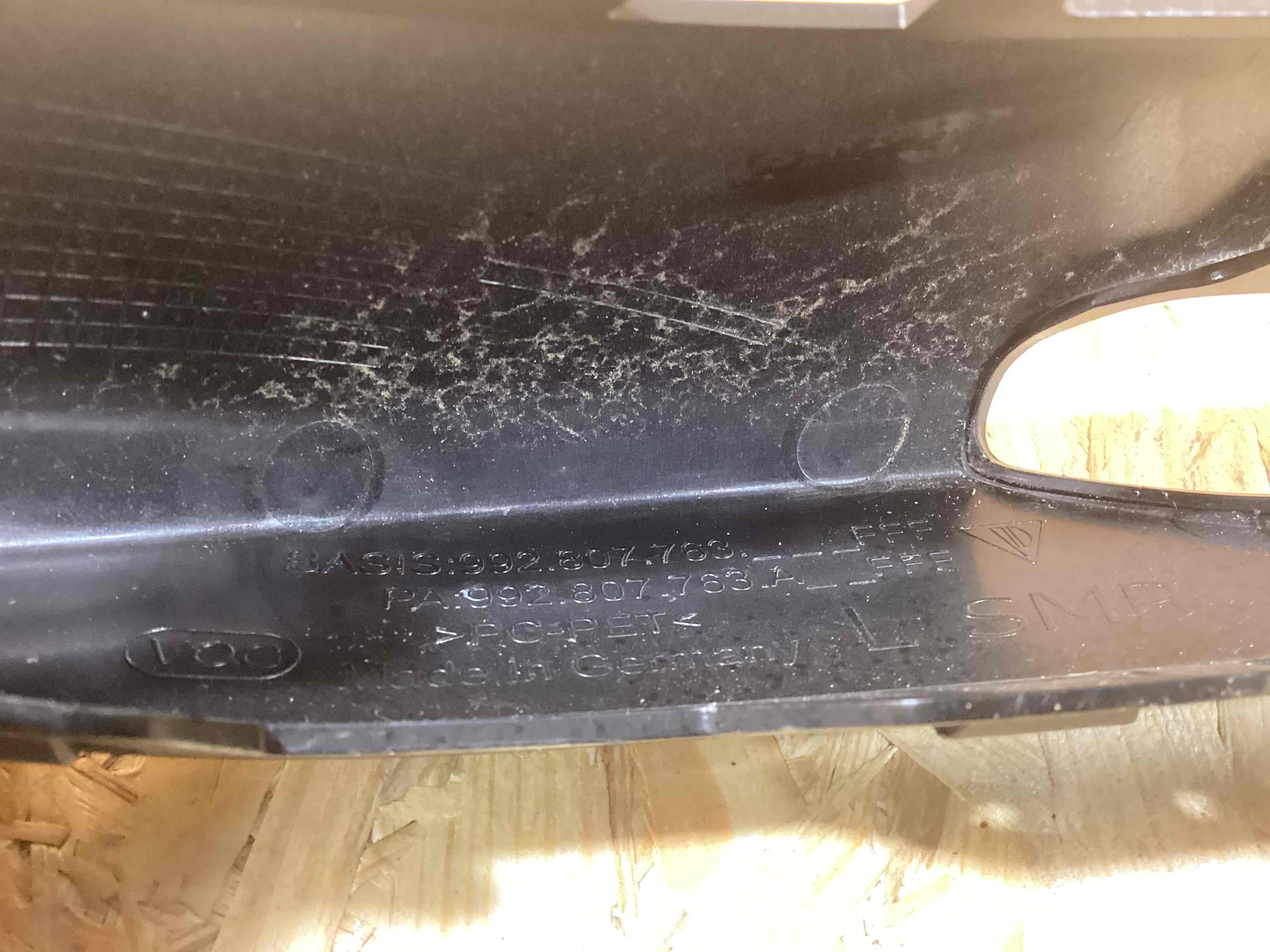 Заглушка, вставка (решетка) в бампер Porsche 911 080526-122