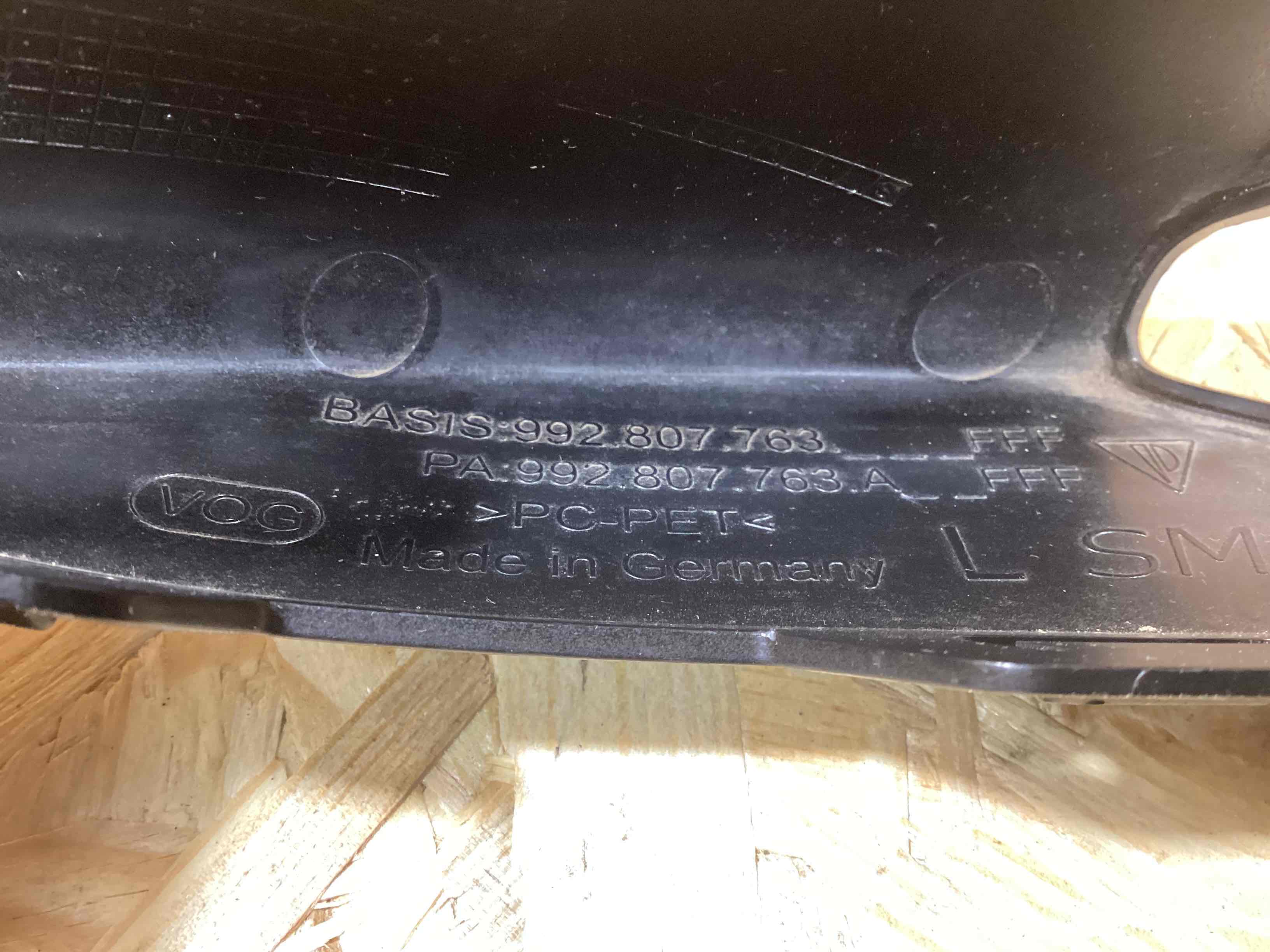 Заглушка, вставка (решетка) в бампер Porsche 911 080526-123