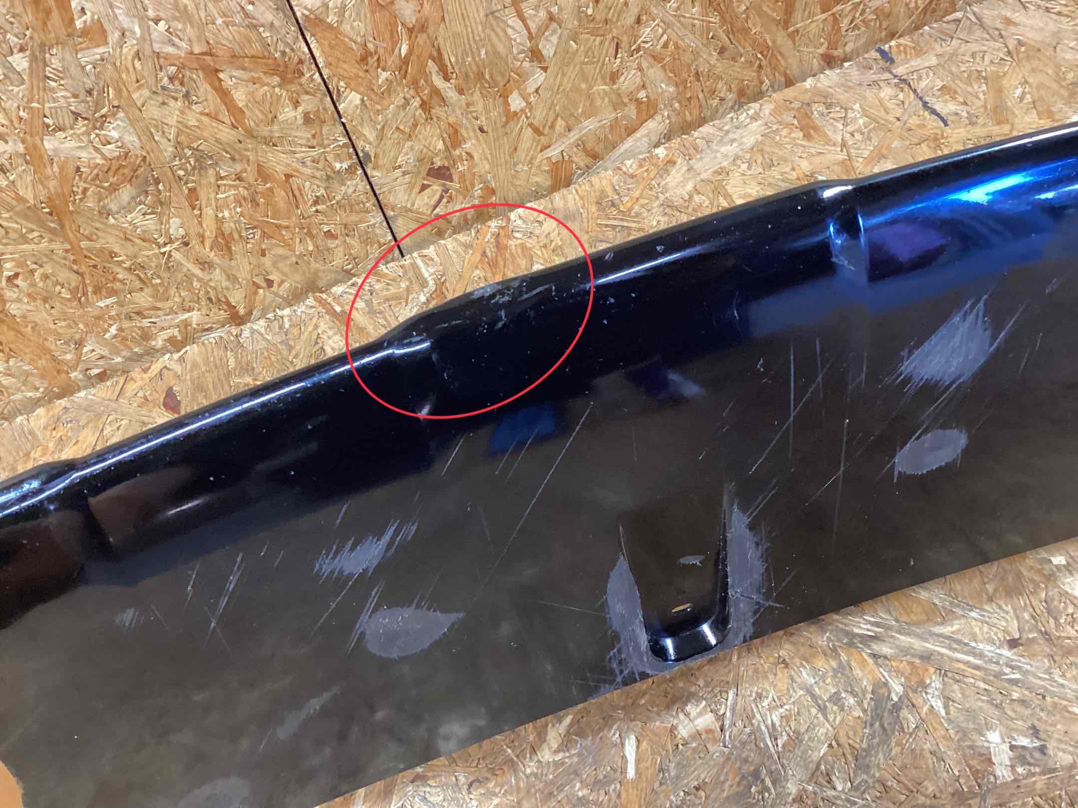 Юбка бампера нижняя Porsche Taycan 090326-106