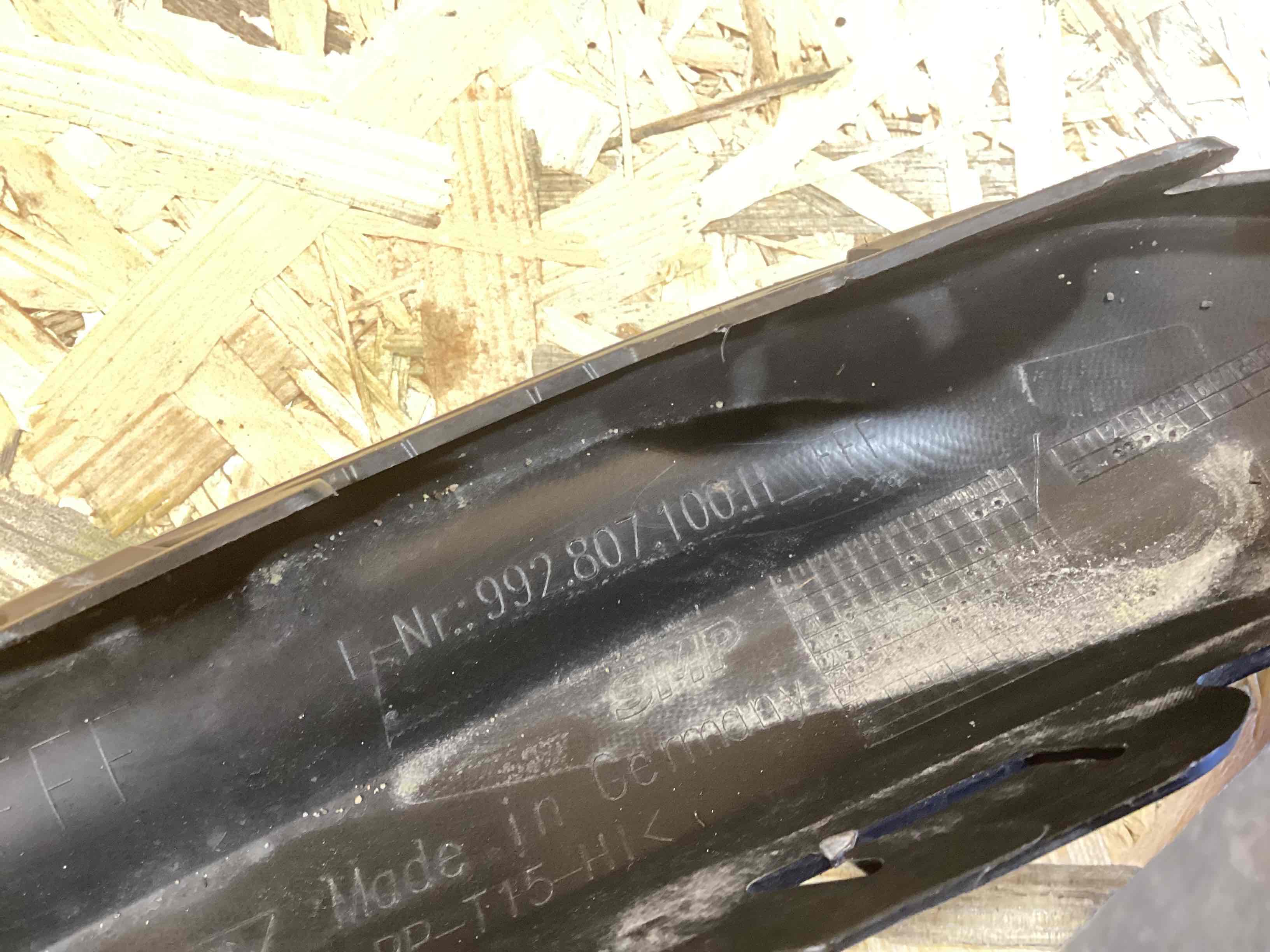 Накладка на бампер Porsche 911 090526-137