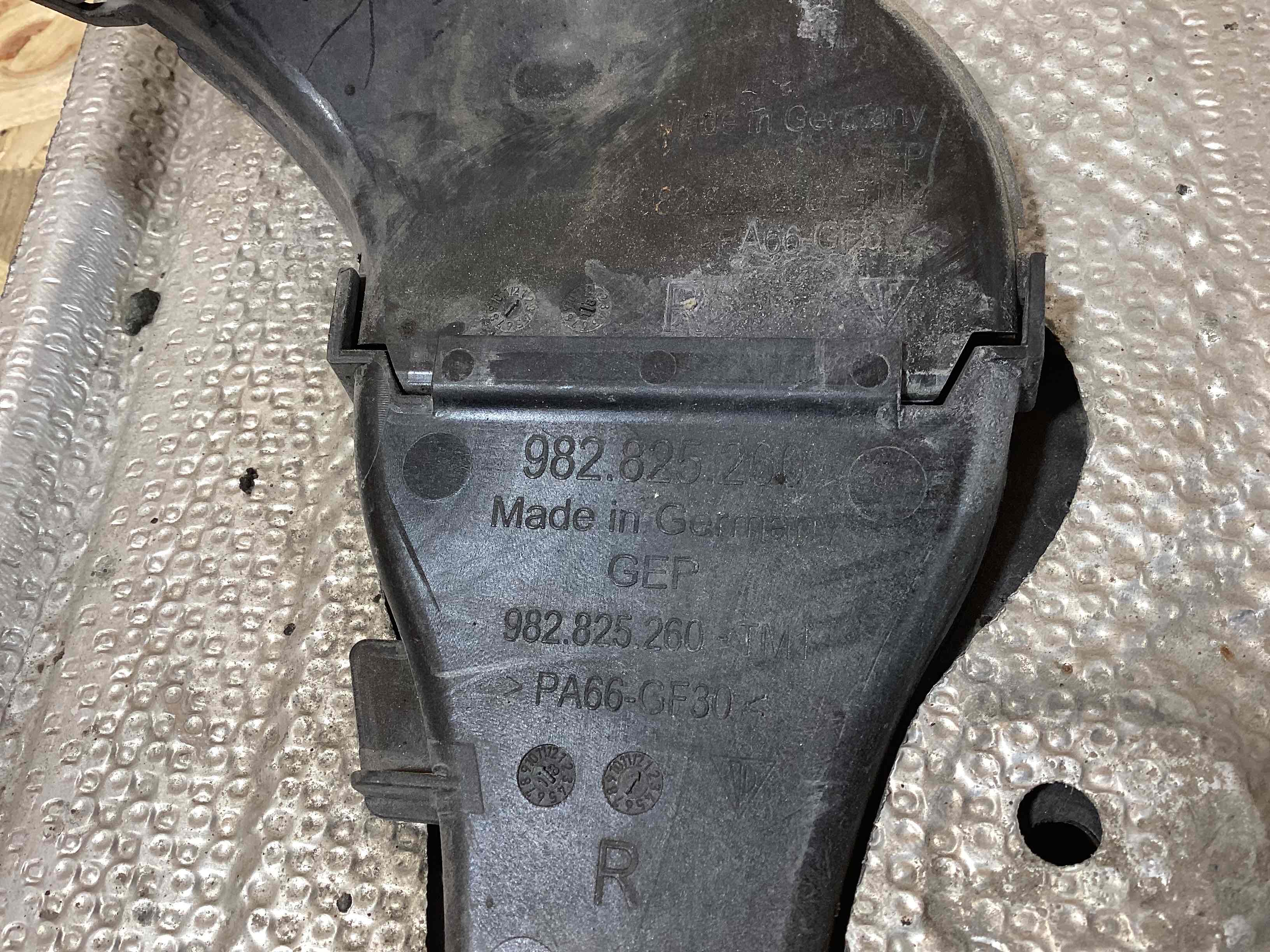 Защита днища кузова Porsche Boxster 718 090526-143