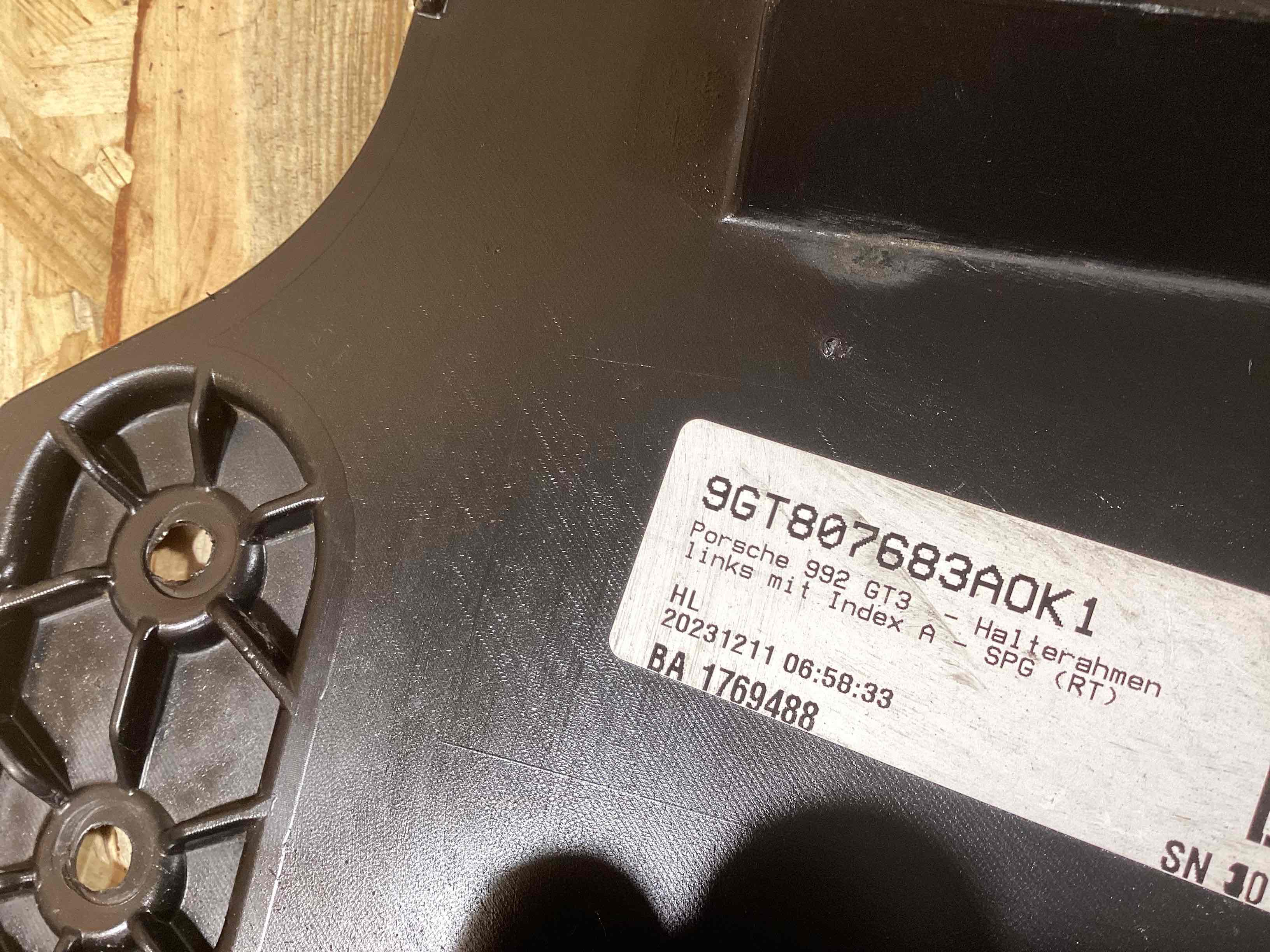 Заглушка, вставка (решетка) в бампер Porsche 911 GT3 090526-160