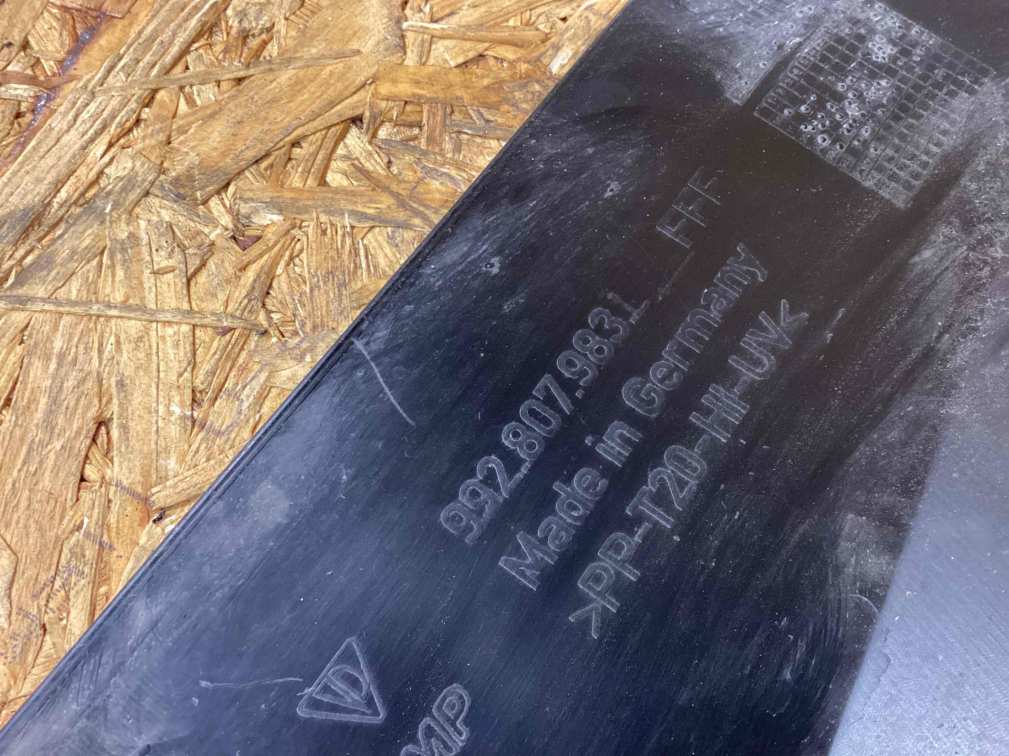 Накладка на бампер Porsche 911 100226-101