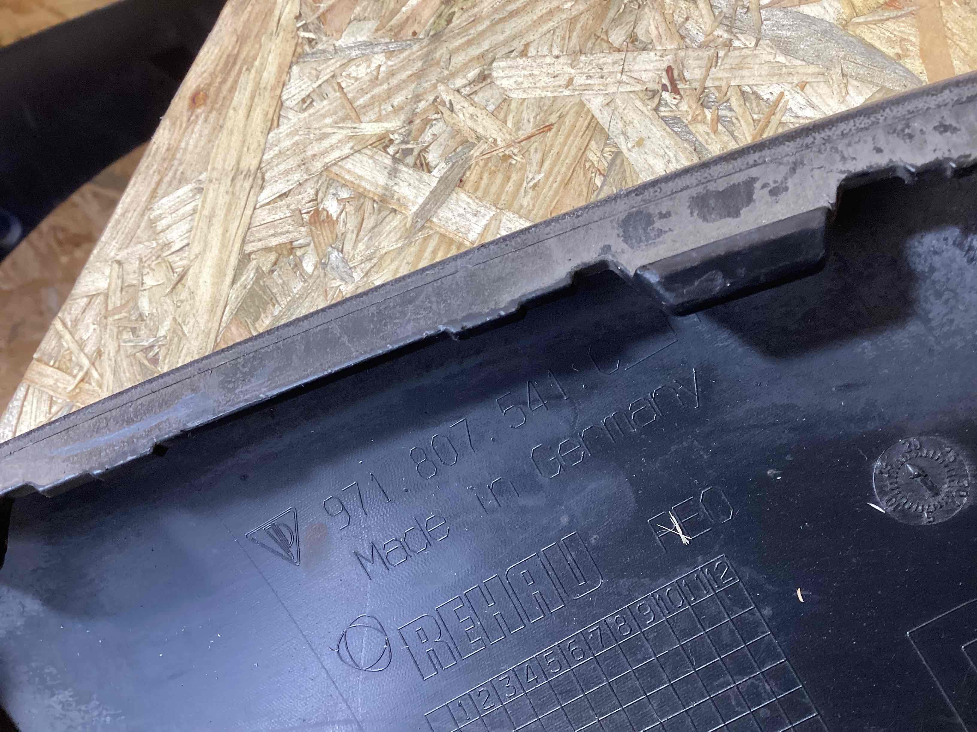 Юбка бампера нижняя Porsche Panamera 100426-114