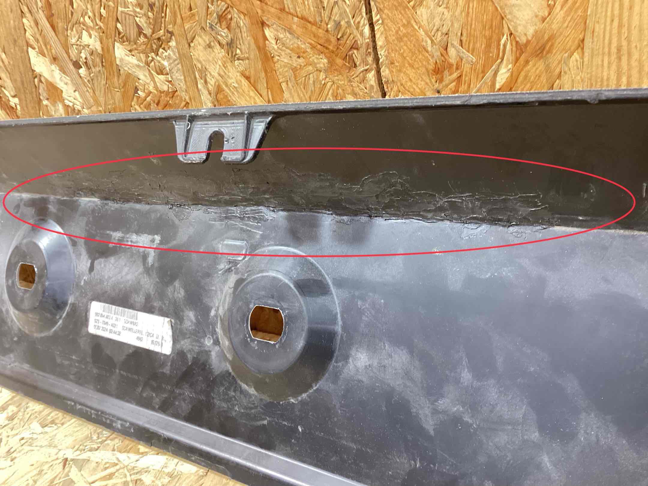 Порог левый Porsche 911 100426-124