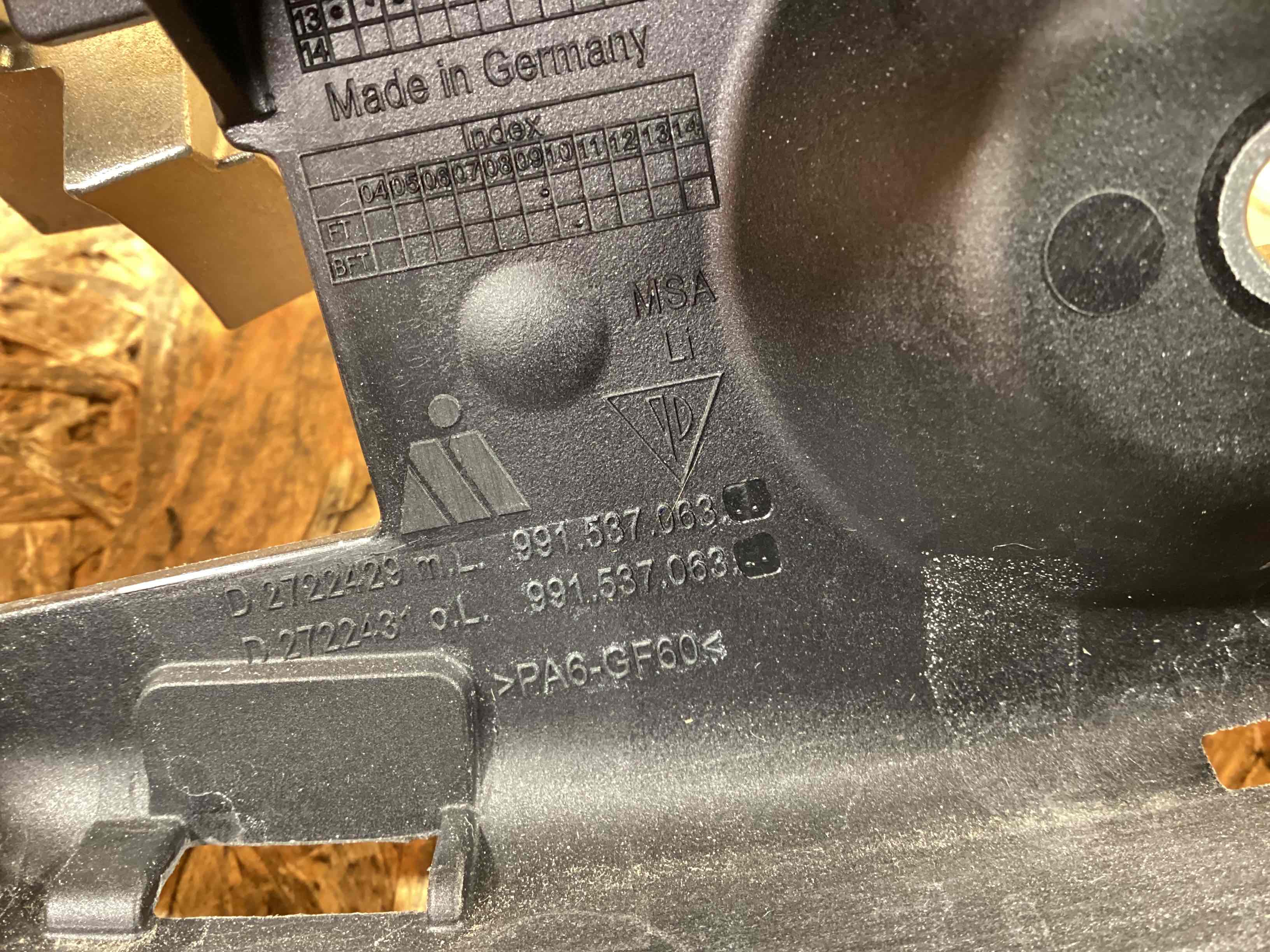 Замок двери передней левой Porsche 911 100326-103