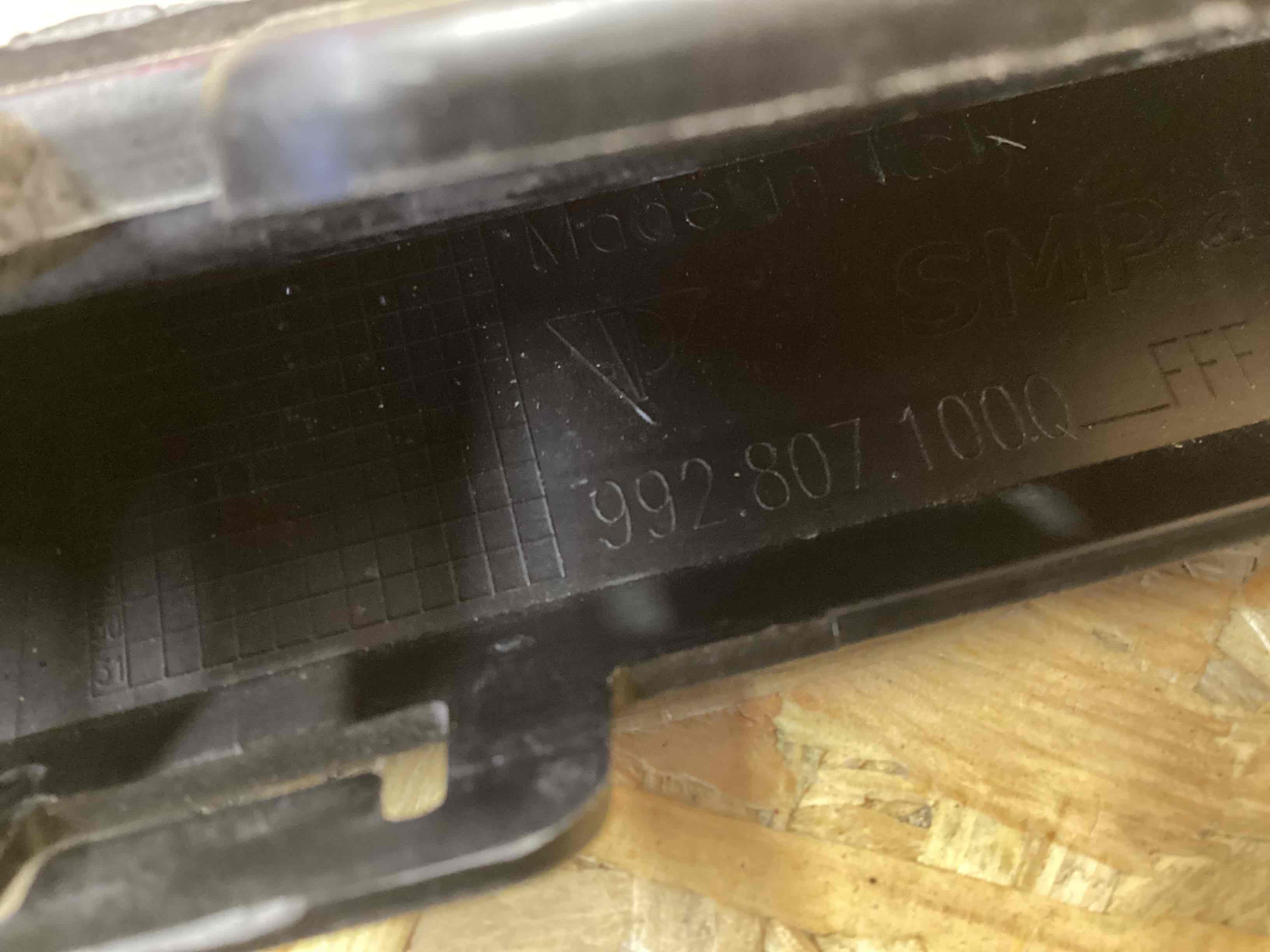 Накладка на бампер Porsche 911 130426-113