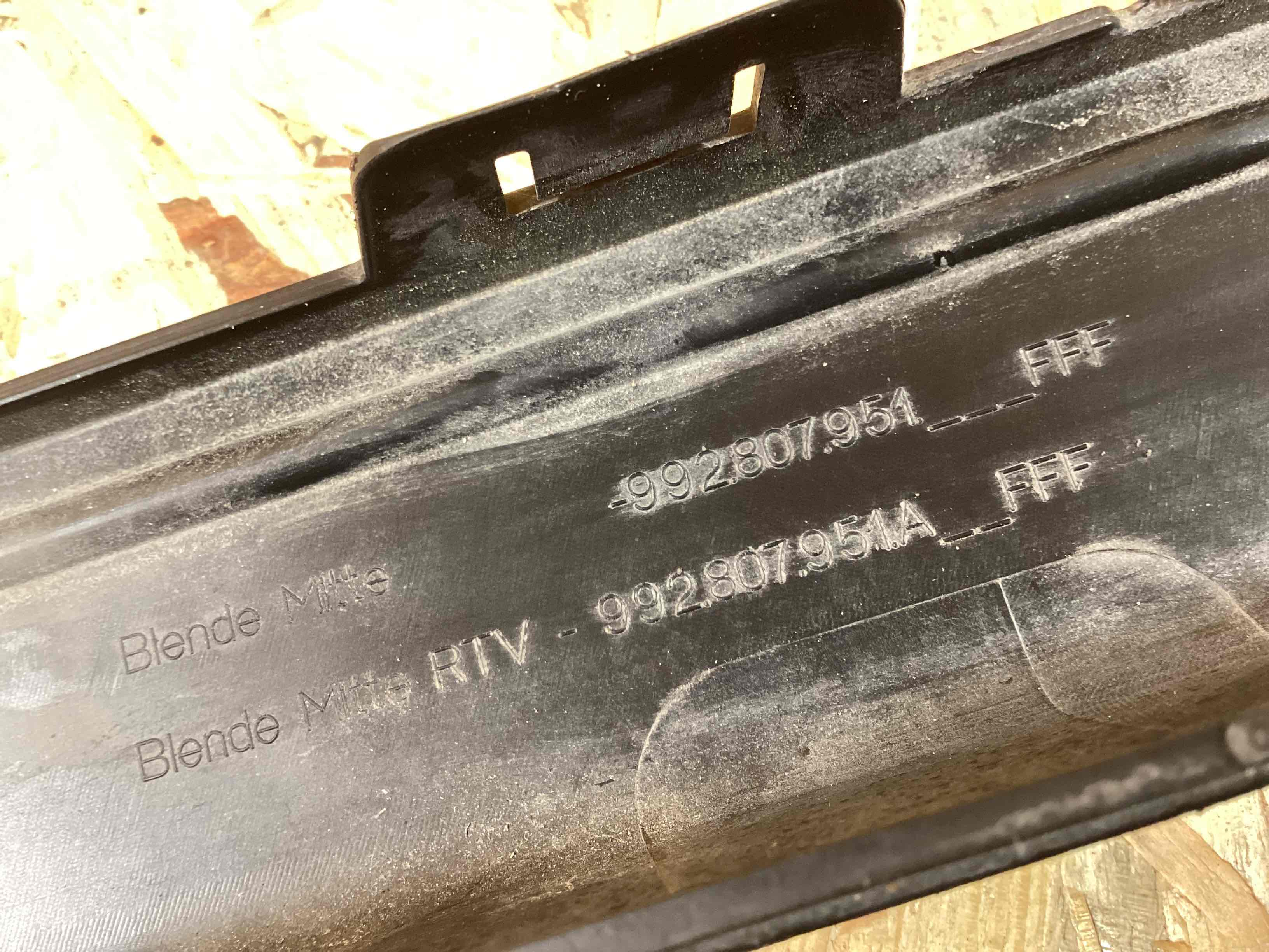 Накладка на бампер Porsche 911 130426-118