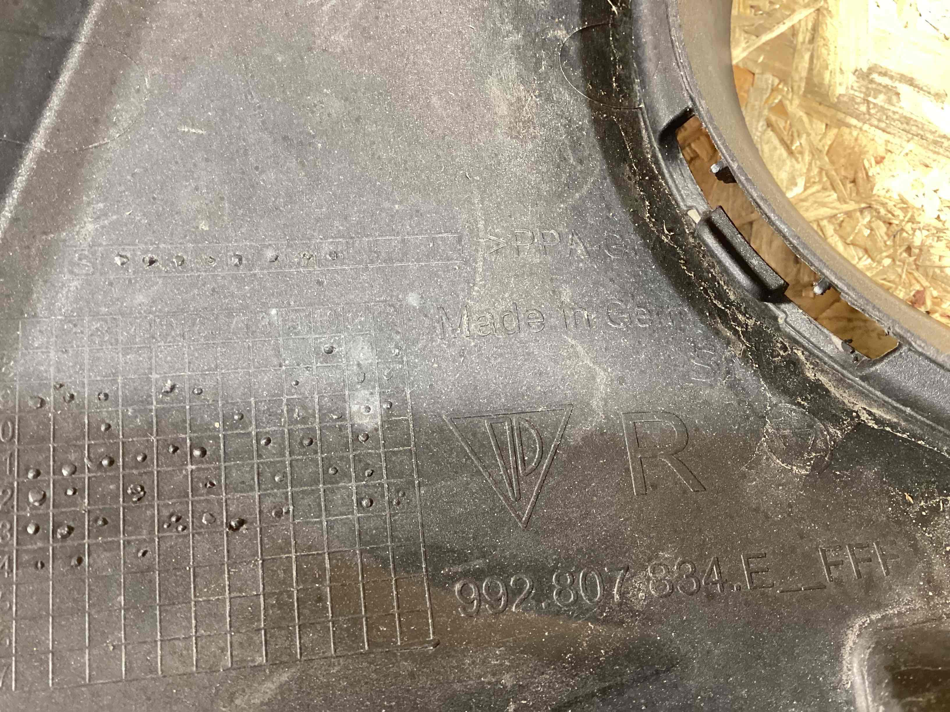 Заглушка, вставка (решетка) в бампер Porsche 911 150426-109