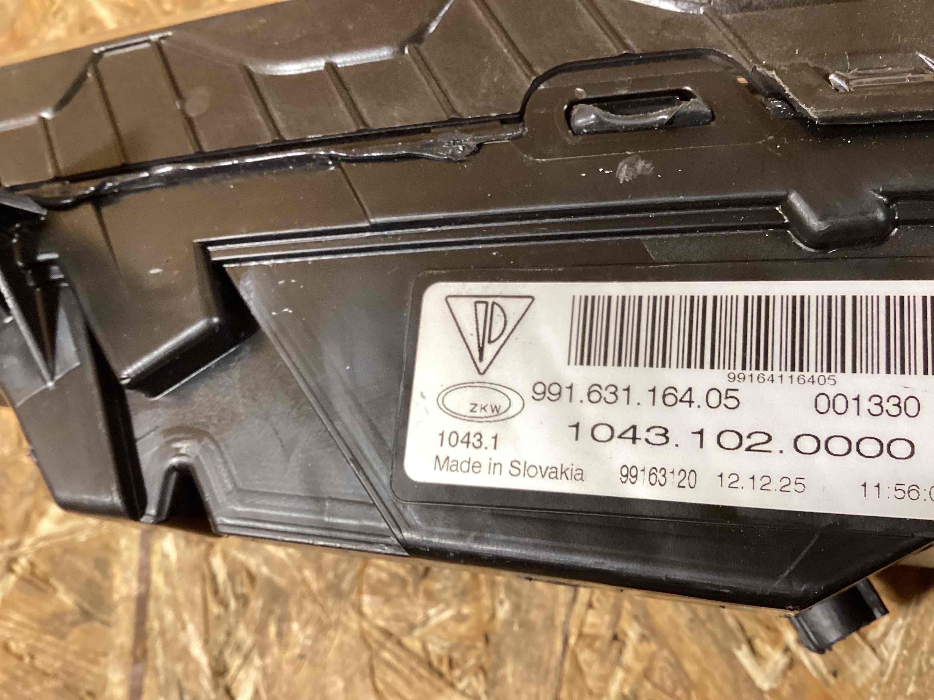 Фара противотуманная Porsche 911 160326-139