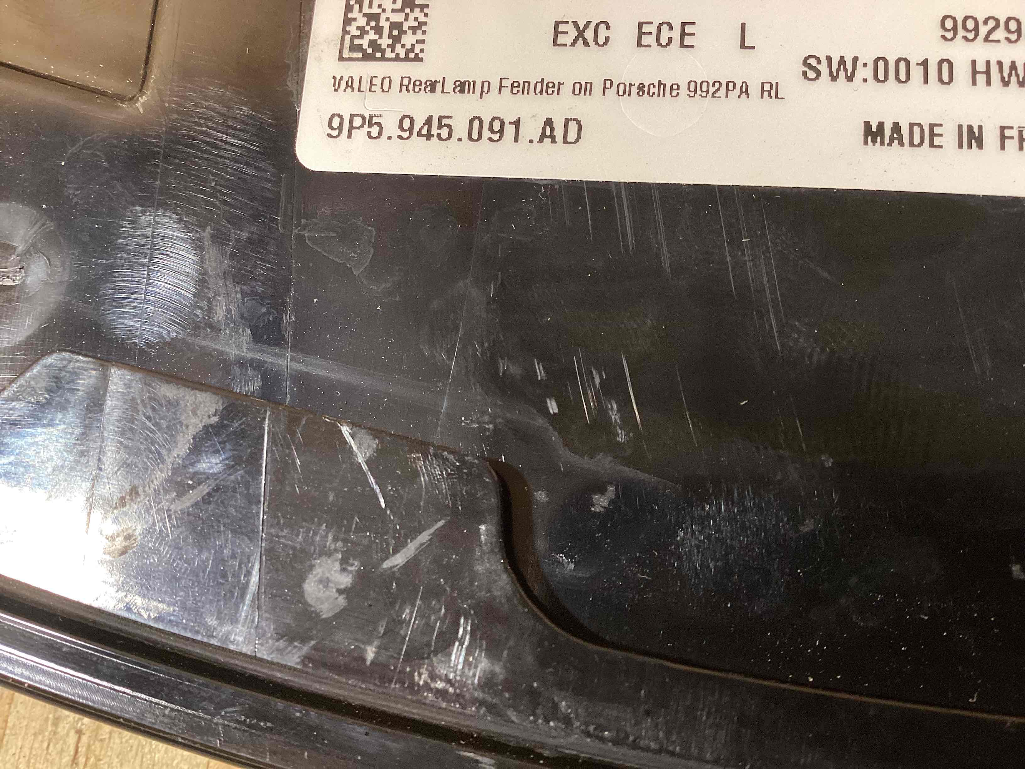 Фонарь задний левый Porsche 911 160426-131