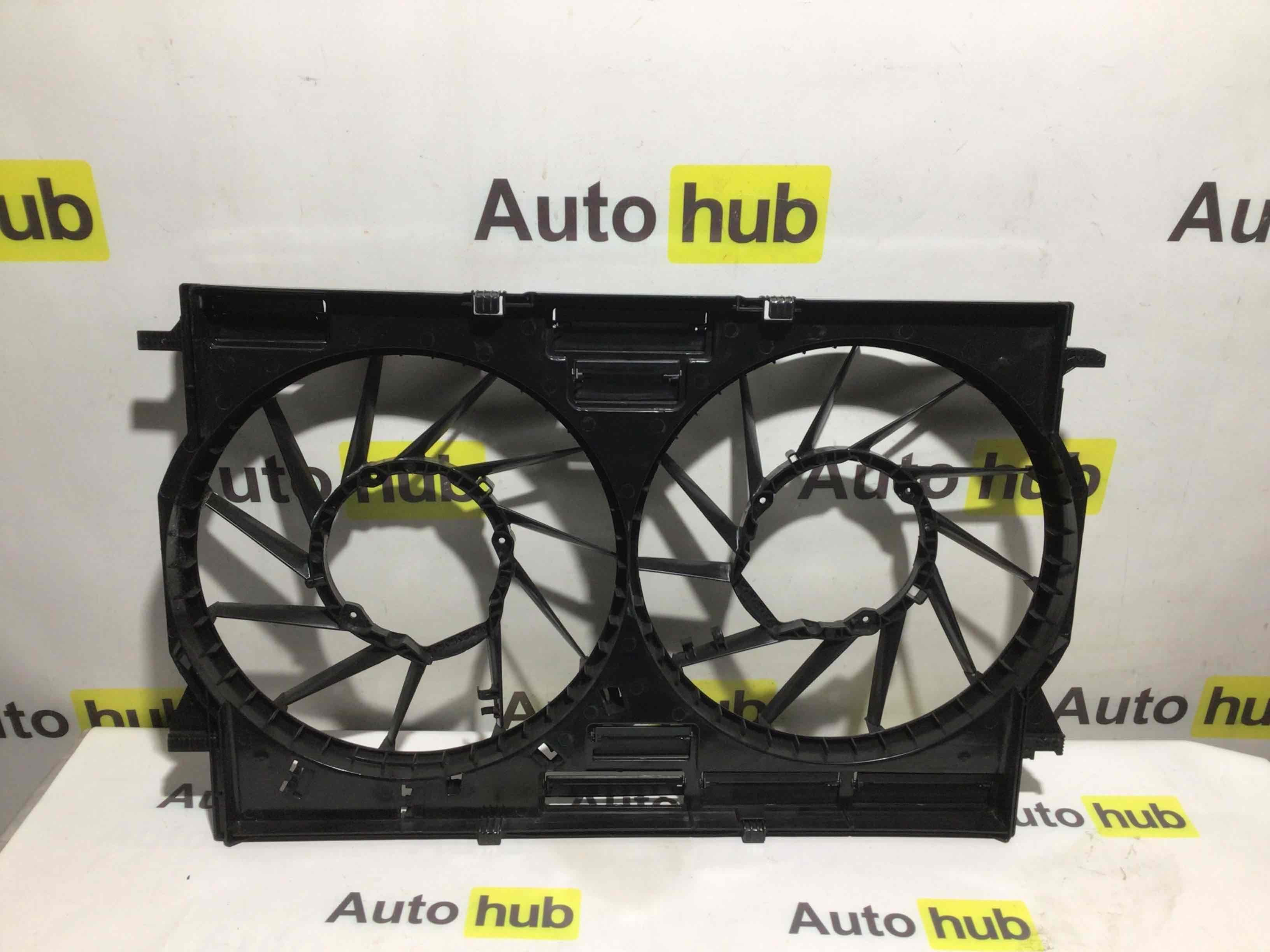 Диффузор (кожух) вентилятора радиатора Porsche Cayenne 161225-006