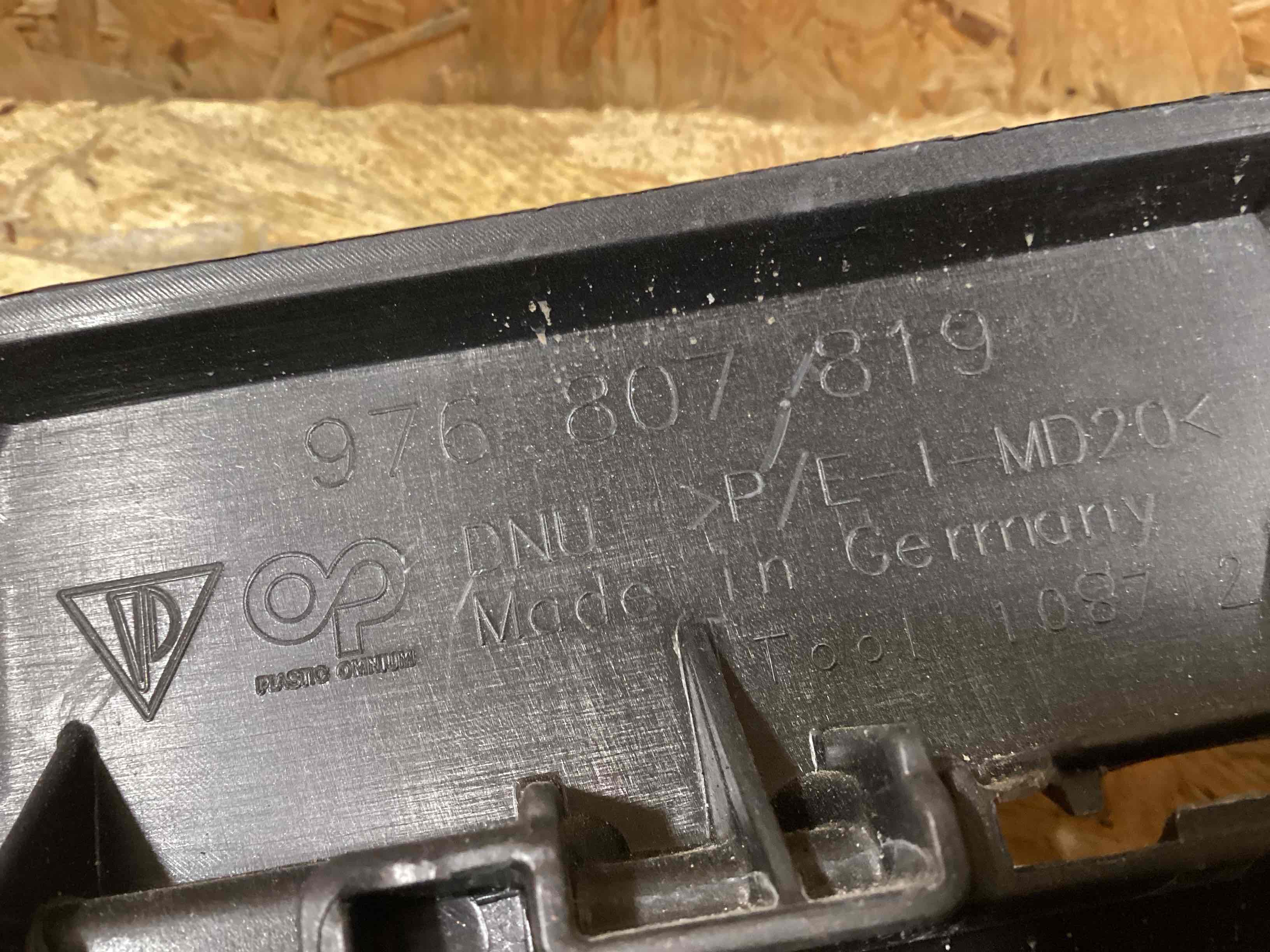 Накладка на бампер Porsche Panamera 170426-104