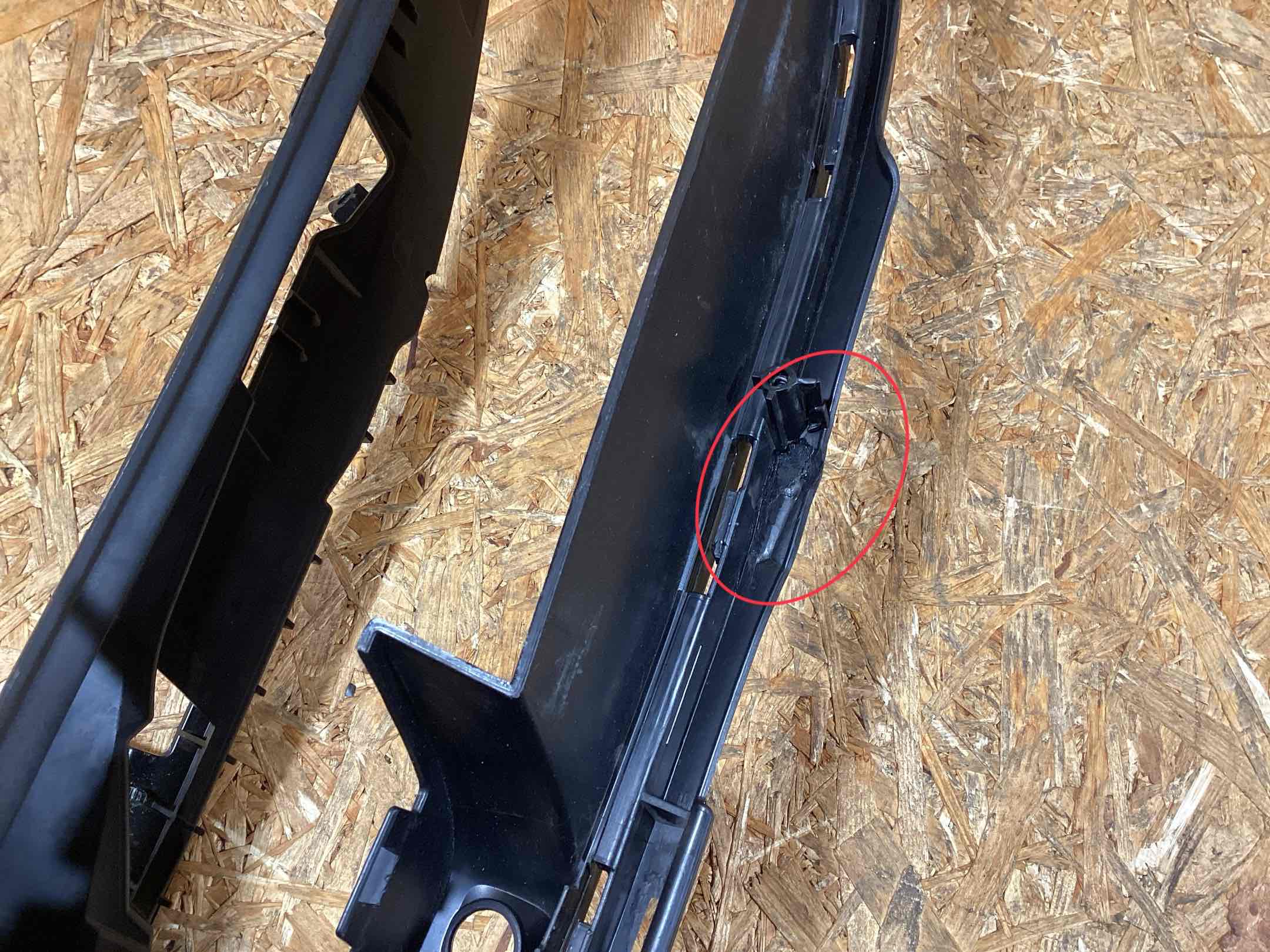 Заглушка, вставка (решетка) в бампер Porsche Taycan 171225-103