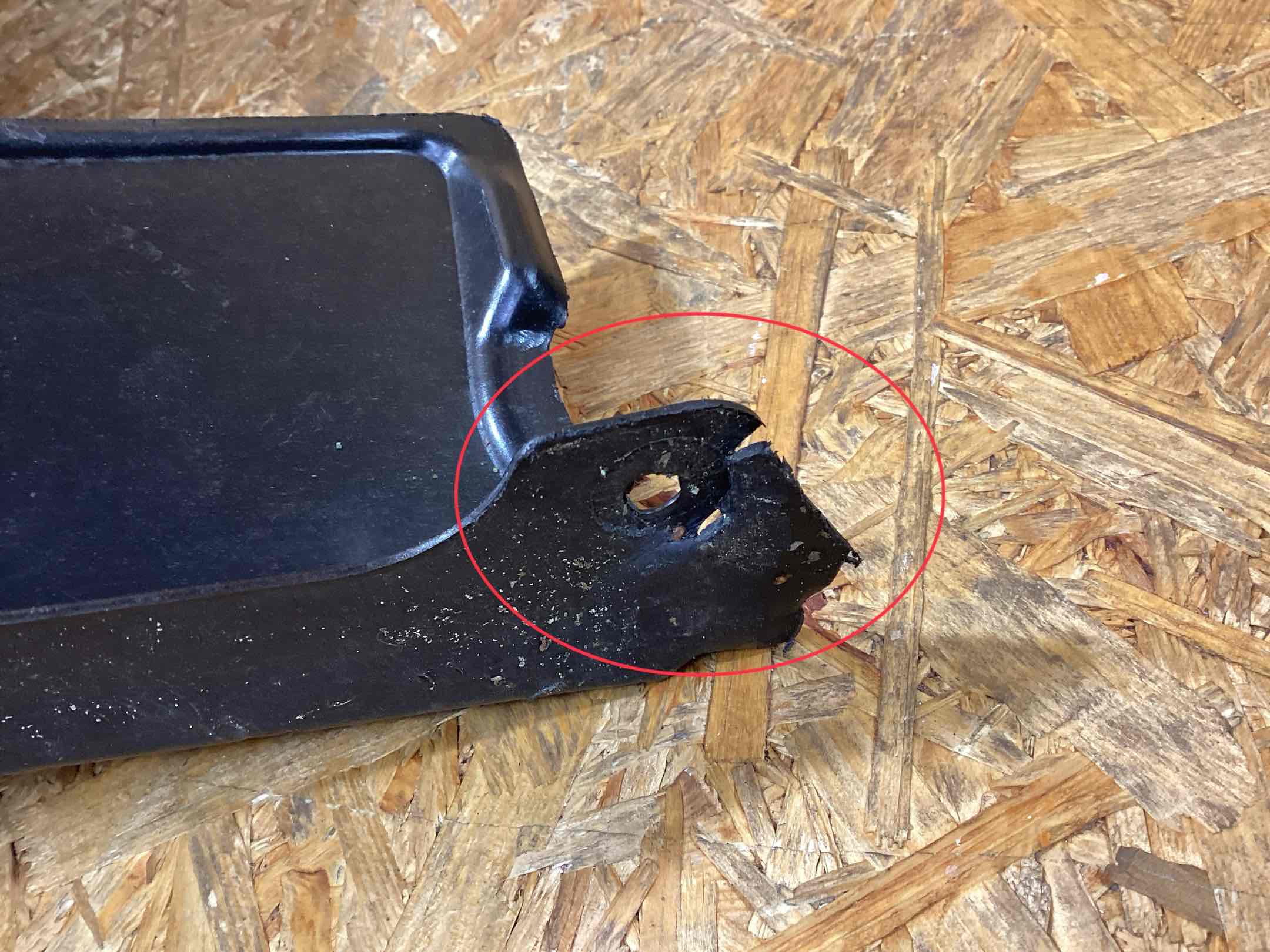 Защита арок задняя левая (подкрылок) Porsche 911 171225-104