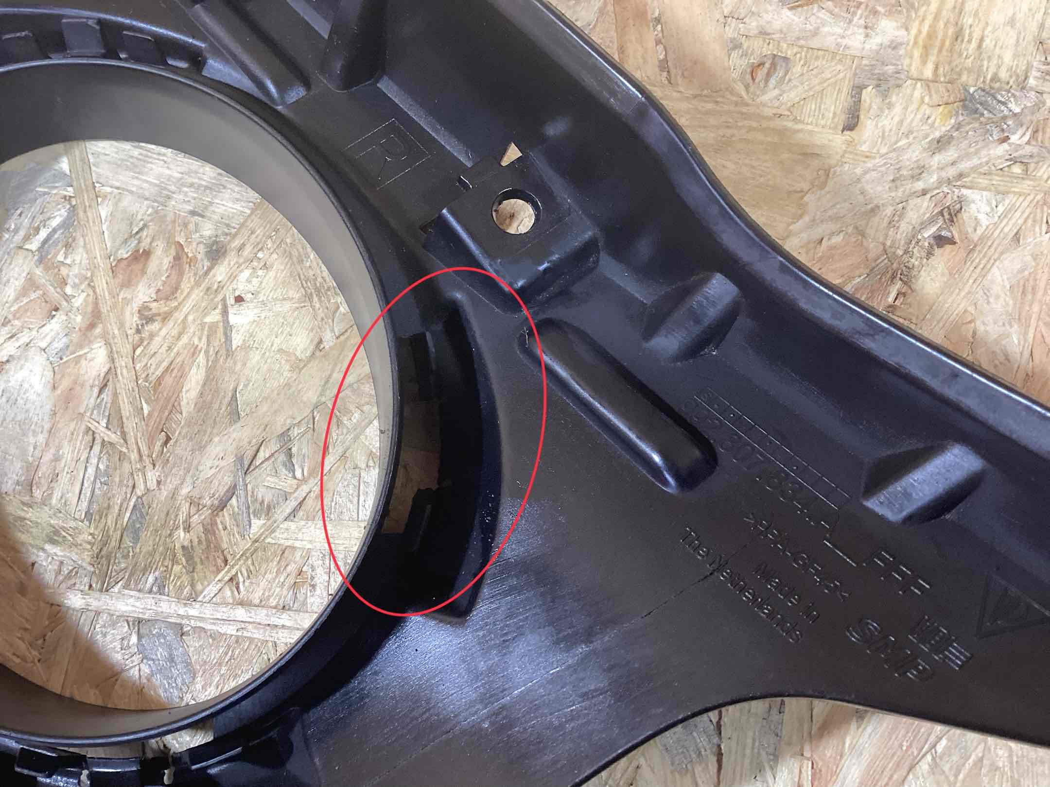 Заглушка, вставка (решетка) в бампер Porsche 911 180526-106