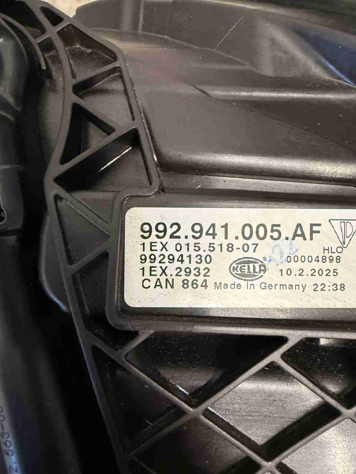 Фара левая Porsche 911 190226-103