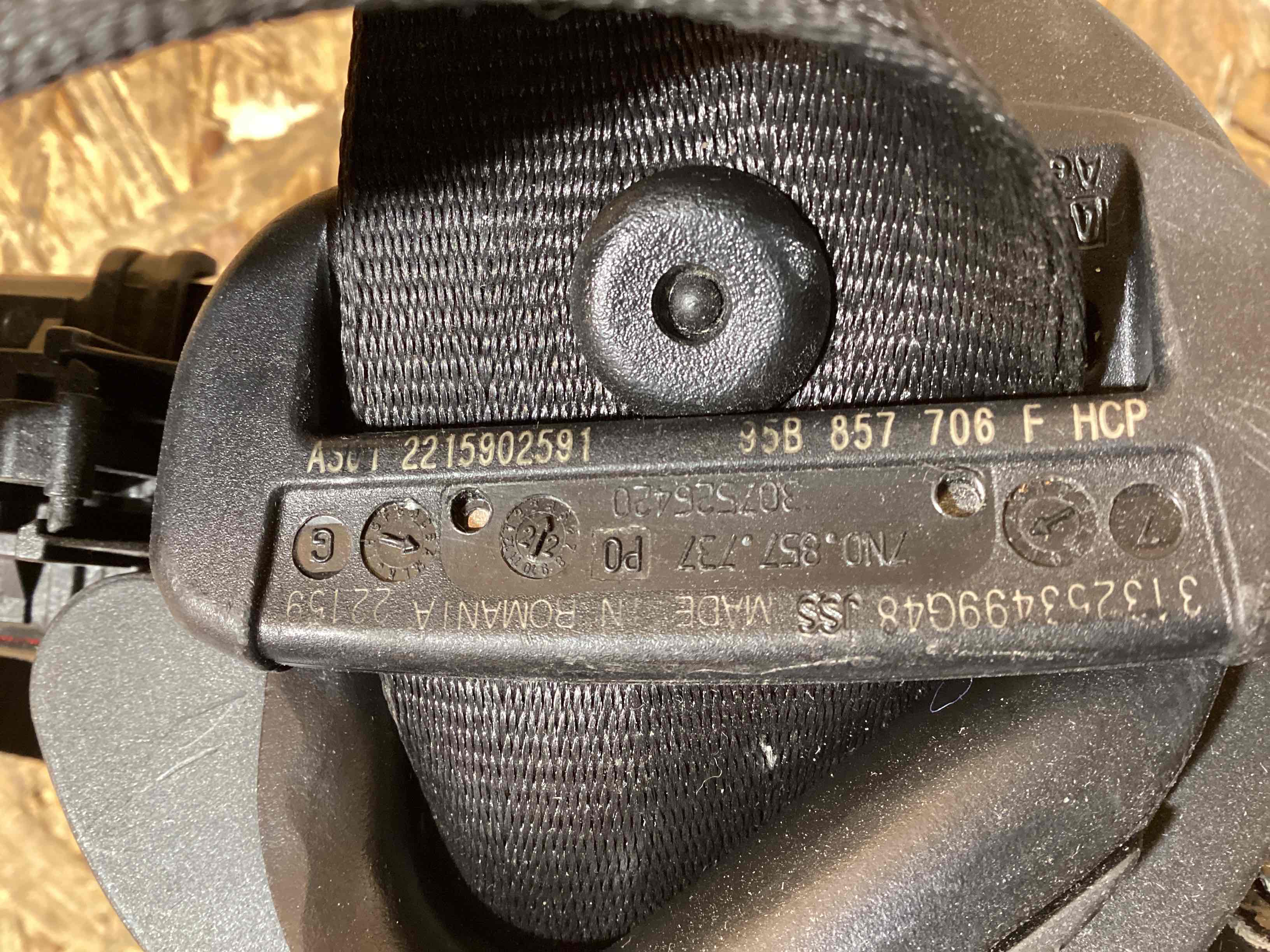 Ремень безопасности Porsche Macan 190226-138