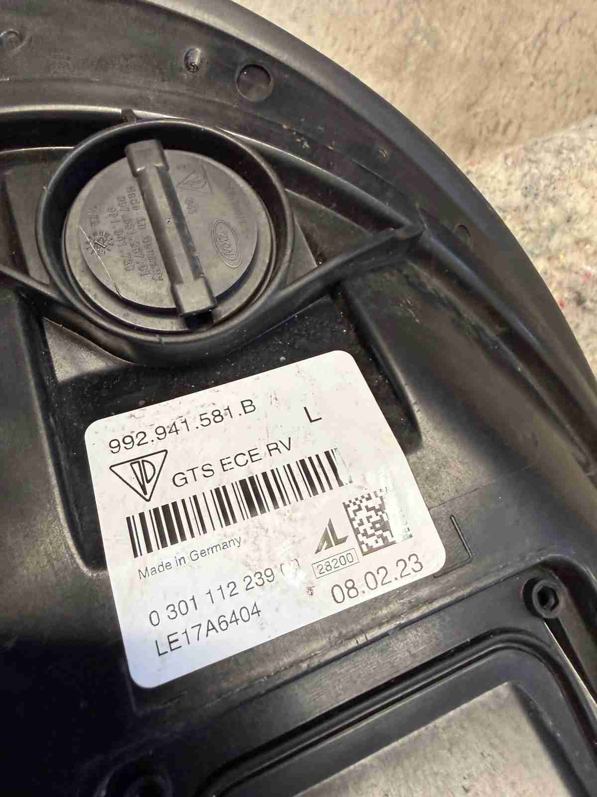 Фара левая Porsche 911 190226-172