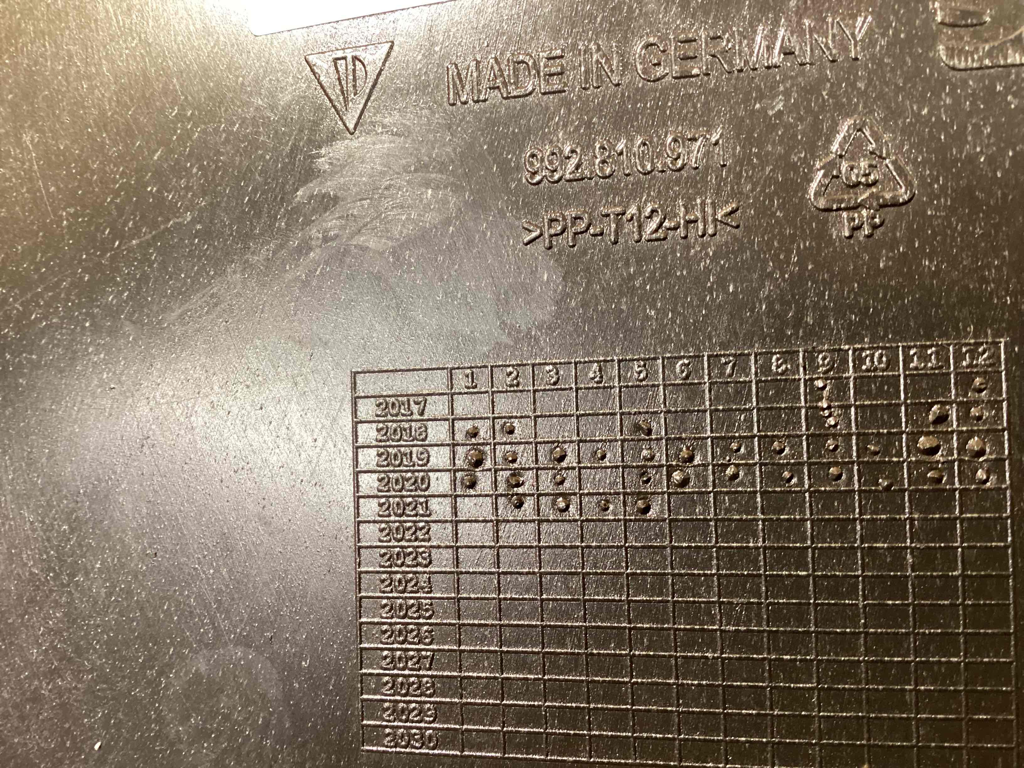 Защита арок задняя левая (подкрылок) Porsche 911 190326-127