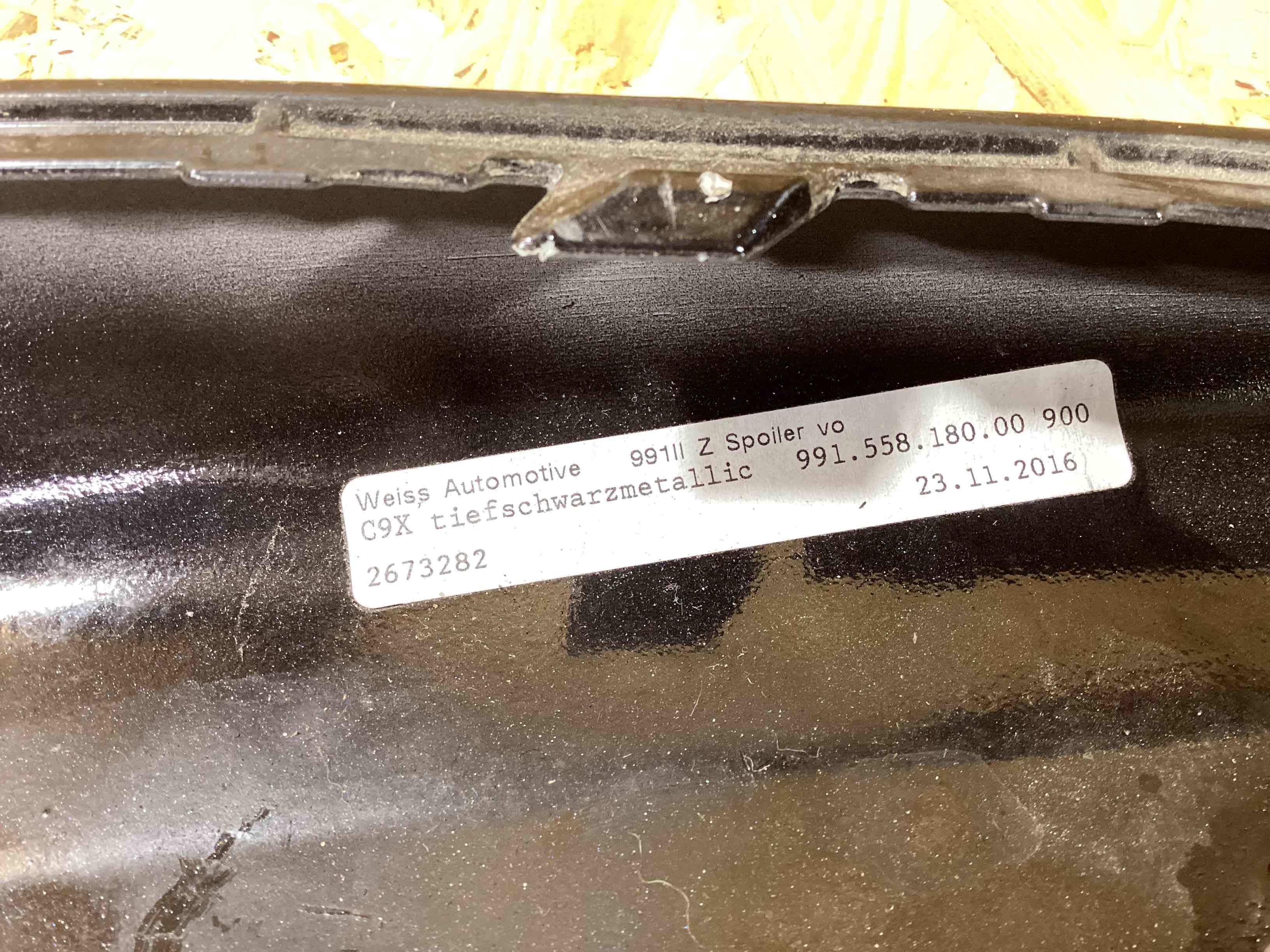 Накладка на бампер Porsche 911 200326-113