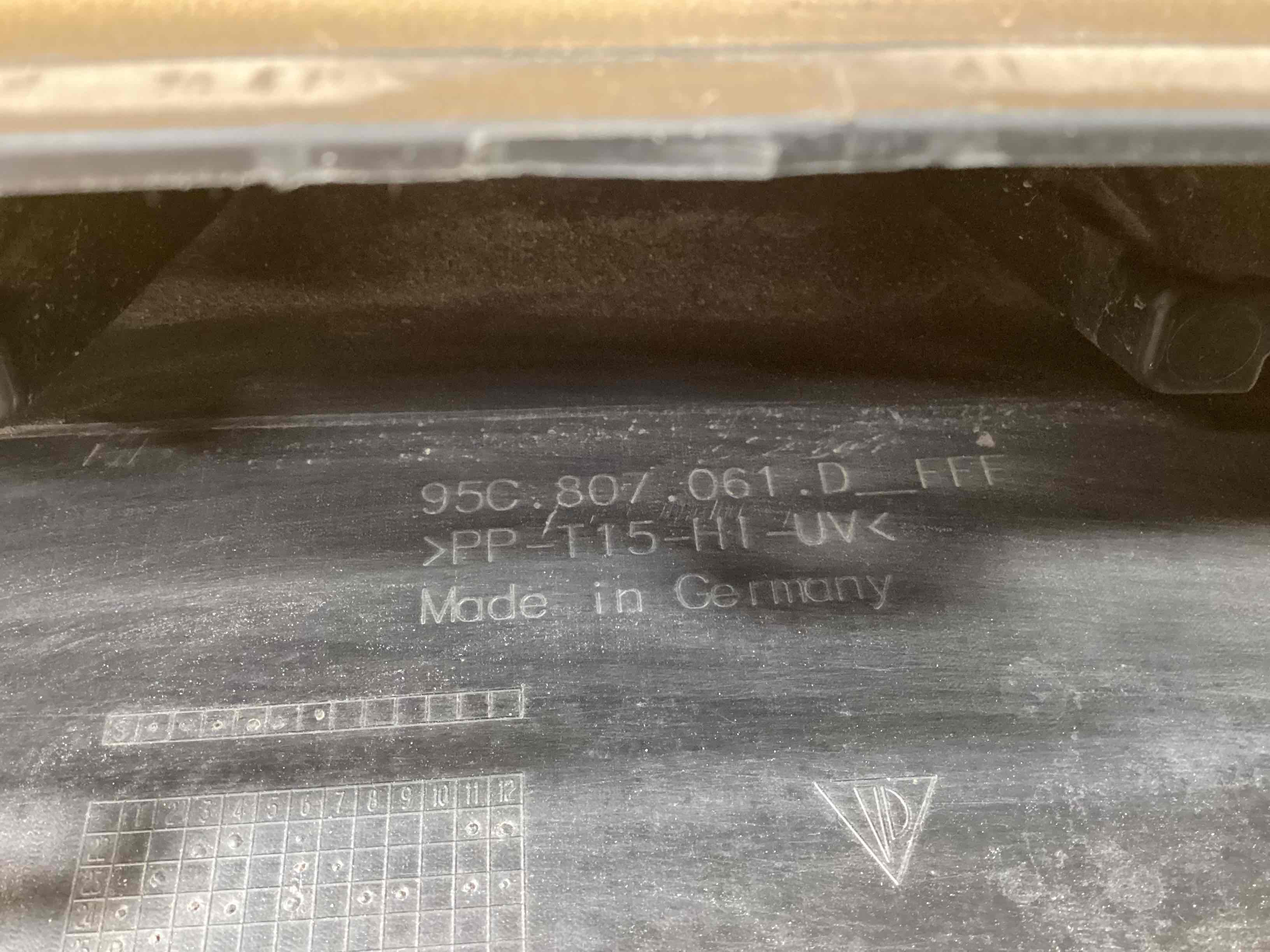 Юбка бампера нижняя Porsche Macan 210426-114