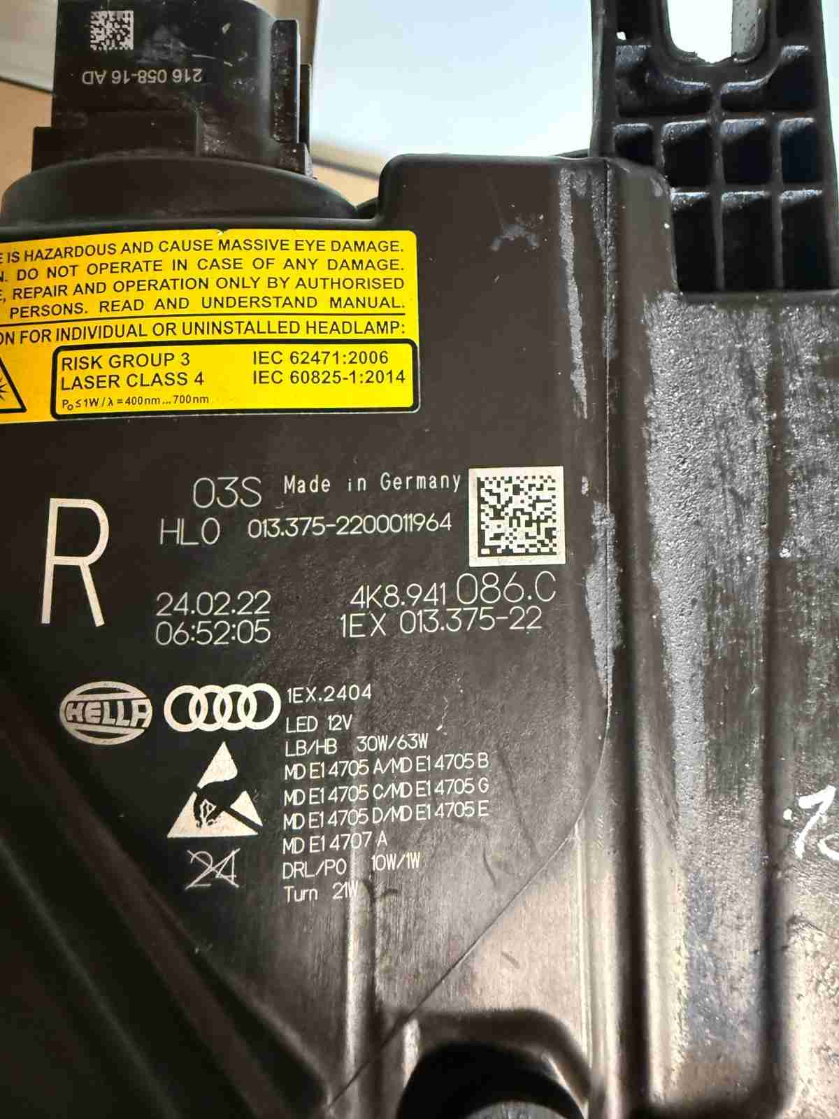 Фара левая Audi RS6 220626-209
