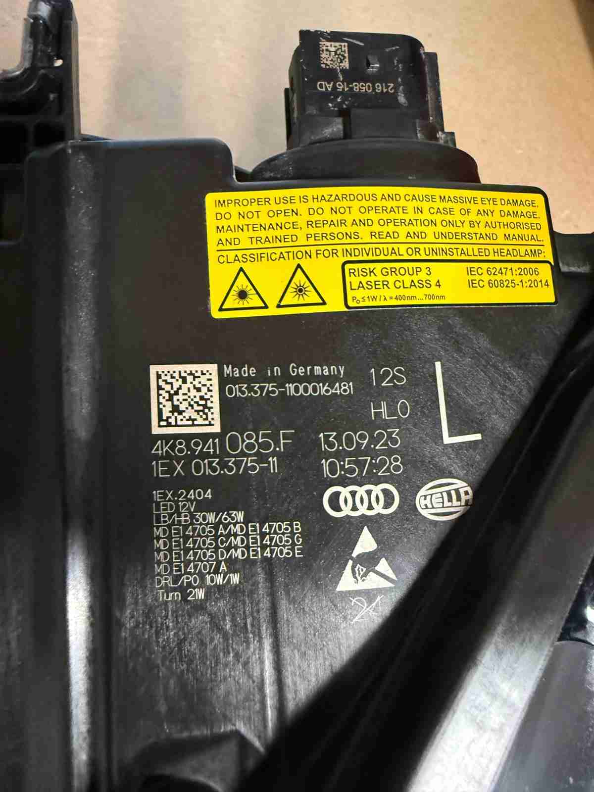 Фара левая Audi RS6 220626-209