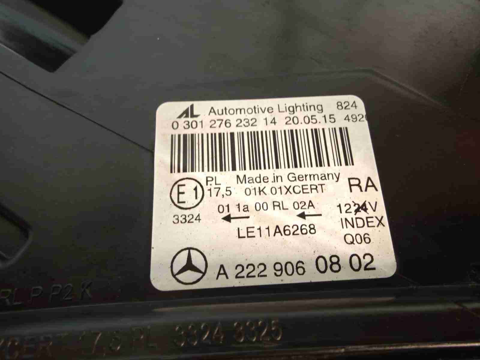 Фара правая Mercedes W222 220626-212