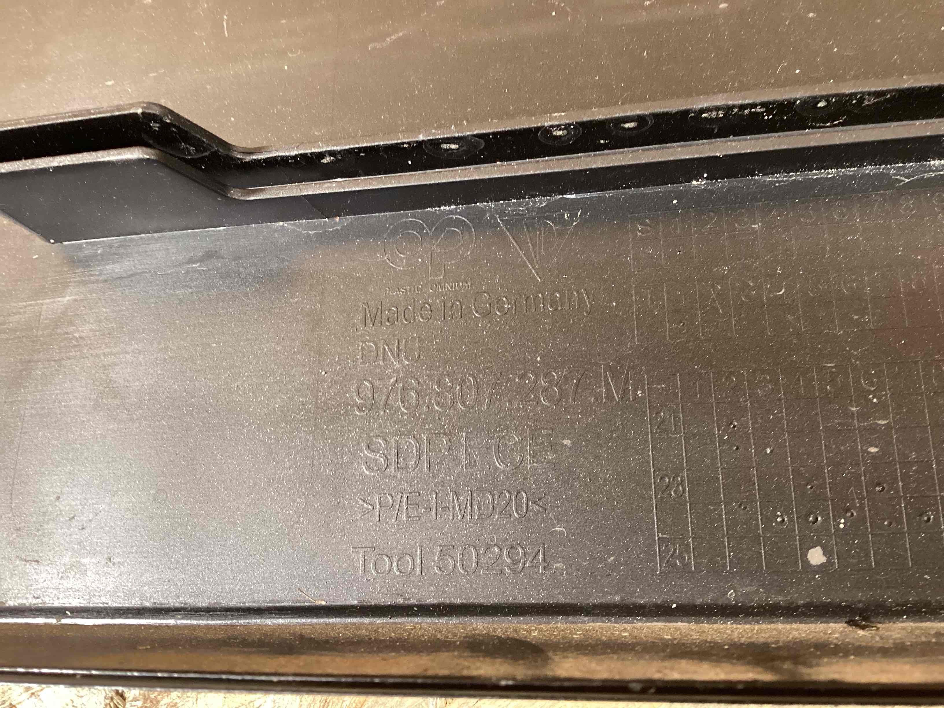 Накладка на бампер Porsche Panamera 220926-103