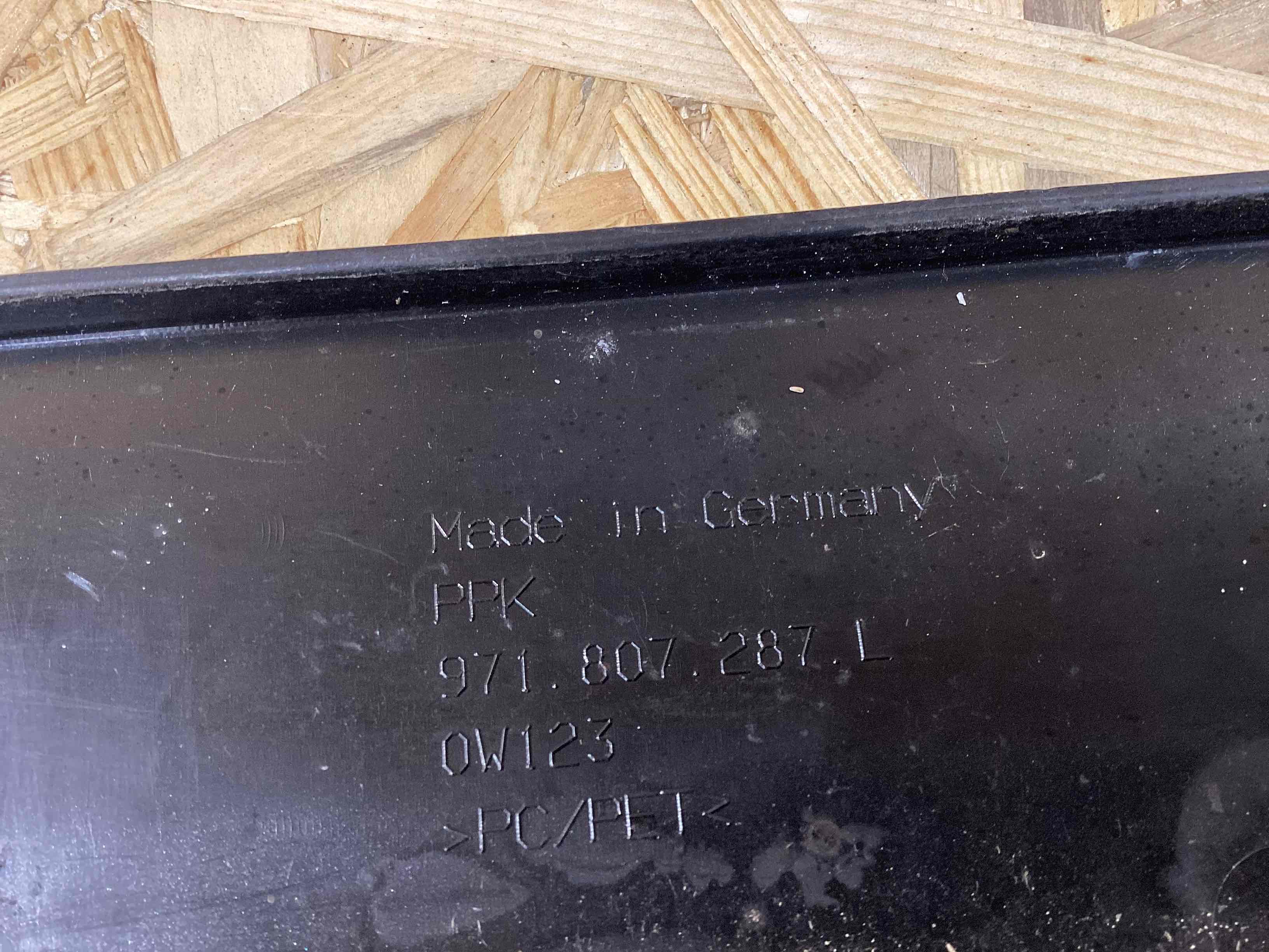 Накладка на бампер Porsche Panamera 230426-122