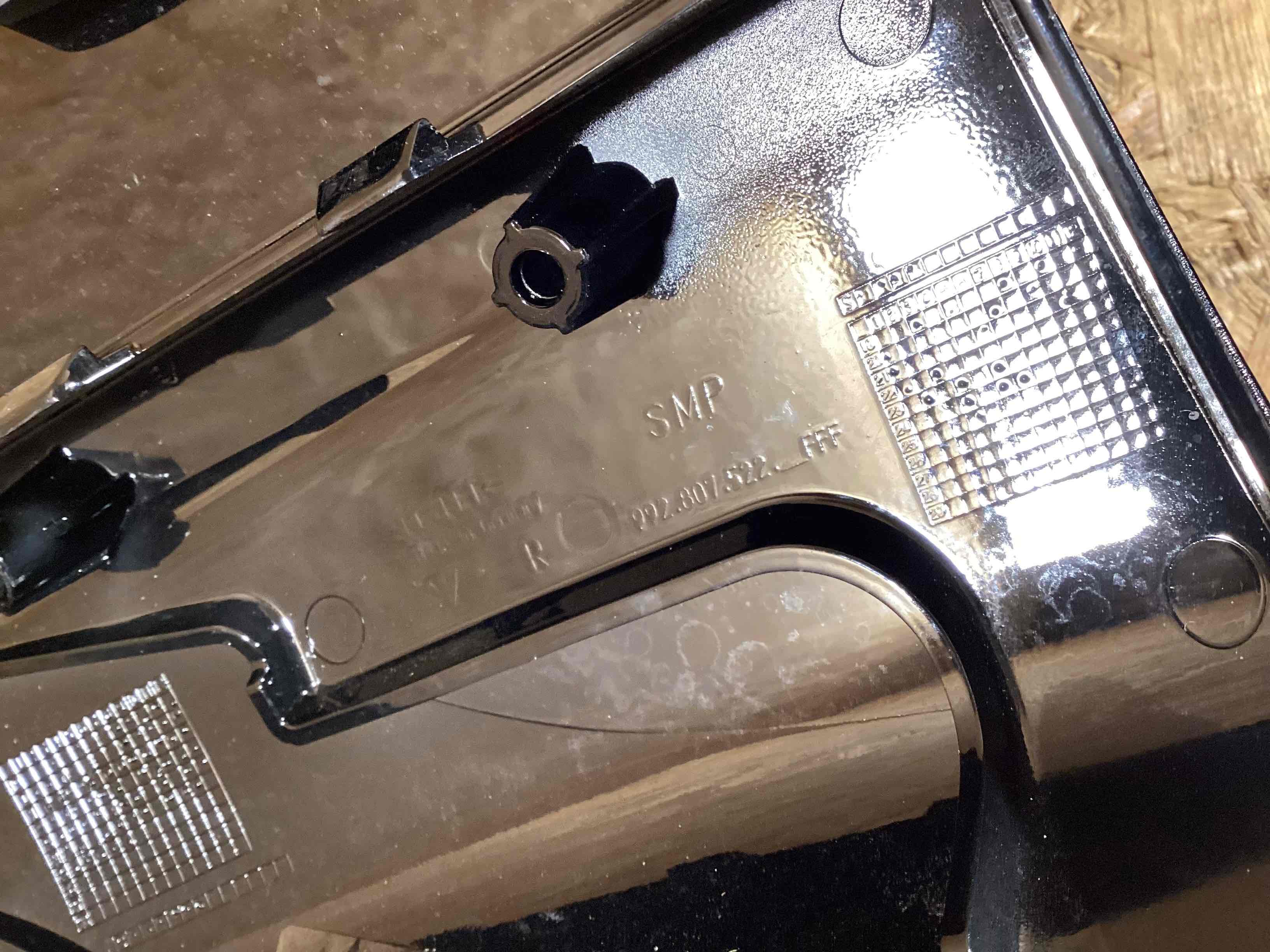 Заглушка, вставка (решетка) в бампер Porsche 911 240226-107