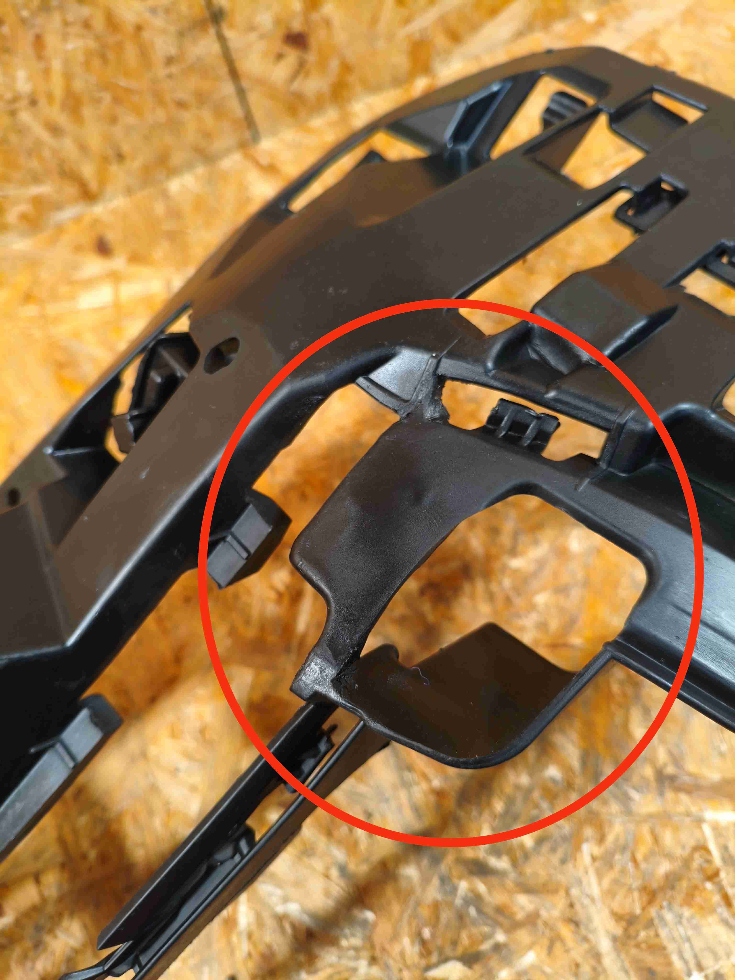 Заглушка, вставка (решетка) в бампер Porsche 911 241125-132